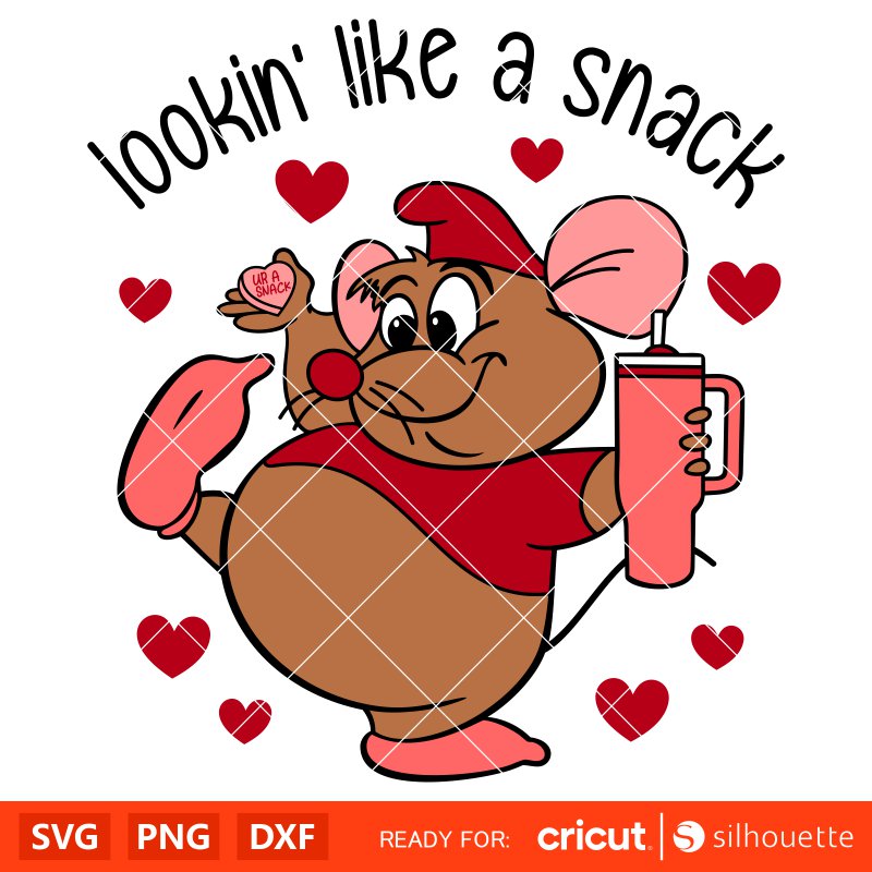 Lookin’ Like a Snack Gus Heart Svg, Love Svg, Valentine’s Day Svg, Disney Svg, Cricut, Silhouette Vector Cut File