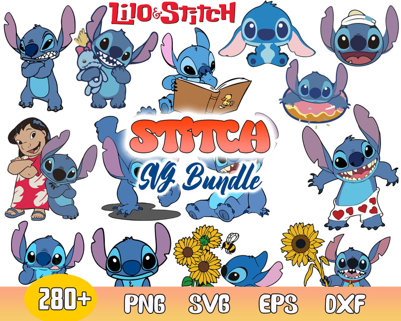 Stitch Svg Bundle - Digital download