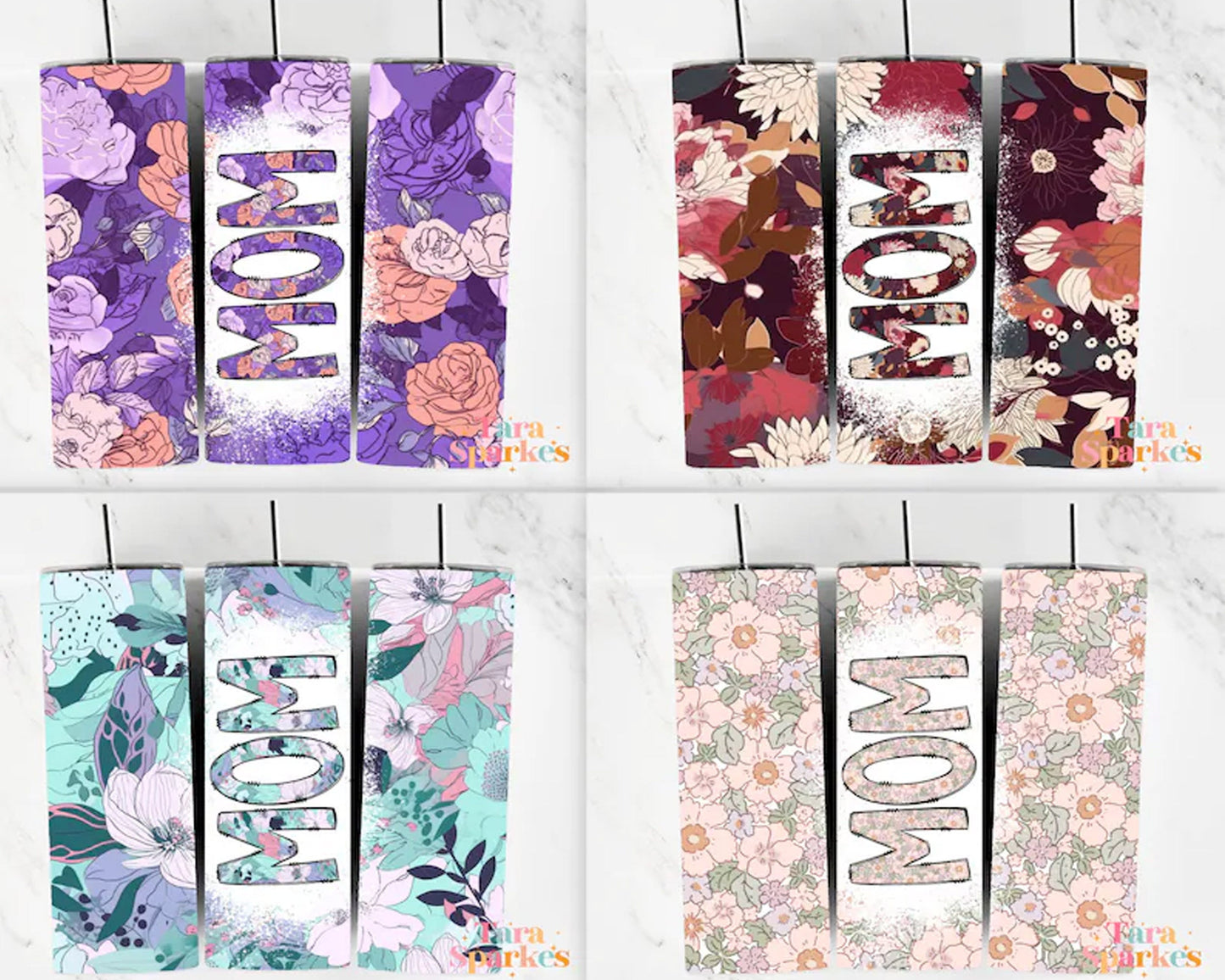 Mother's Day Tumbler Wrap bundle, Instant Download