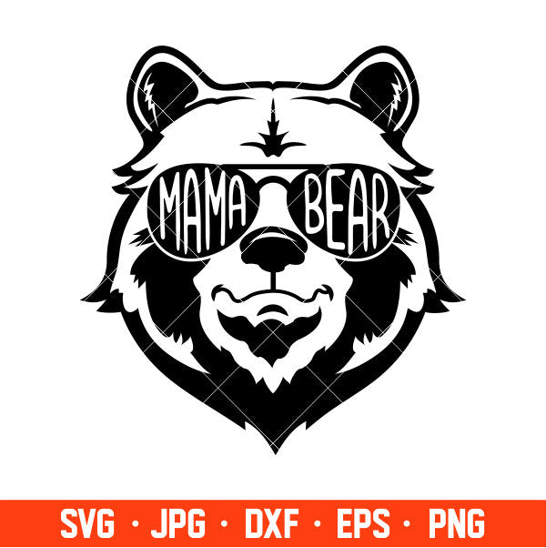 Mama Bear Svg, Mom Life Svg, Mother’s day Svg, Family Svg, Cricut, Silhouette Vector Cut File