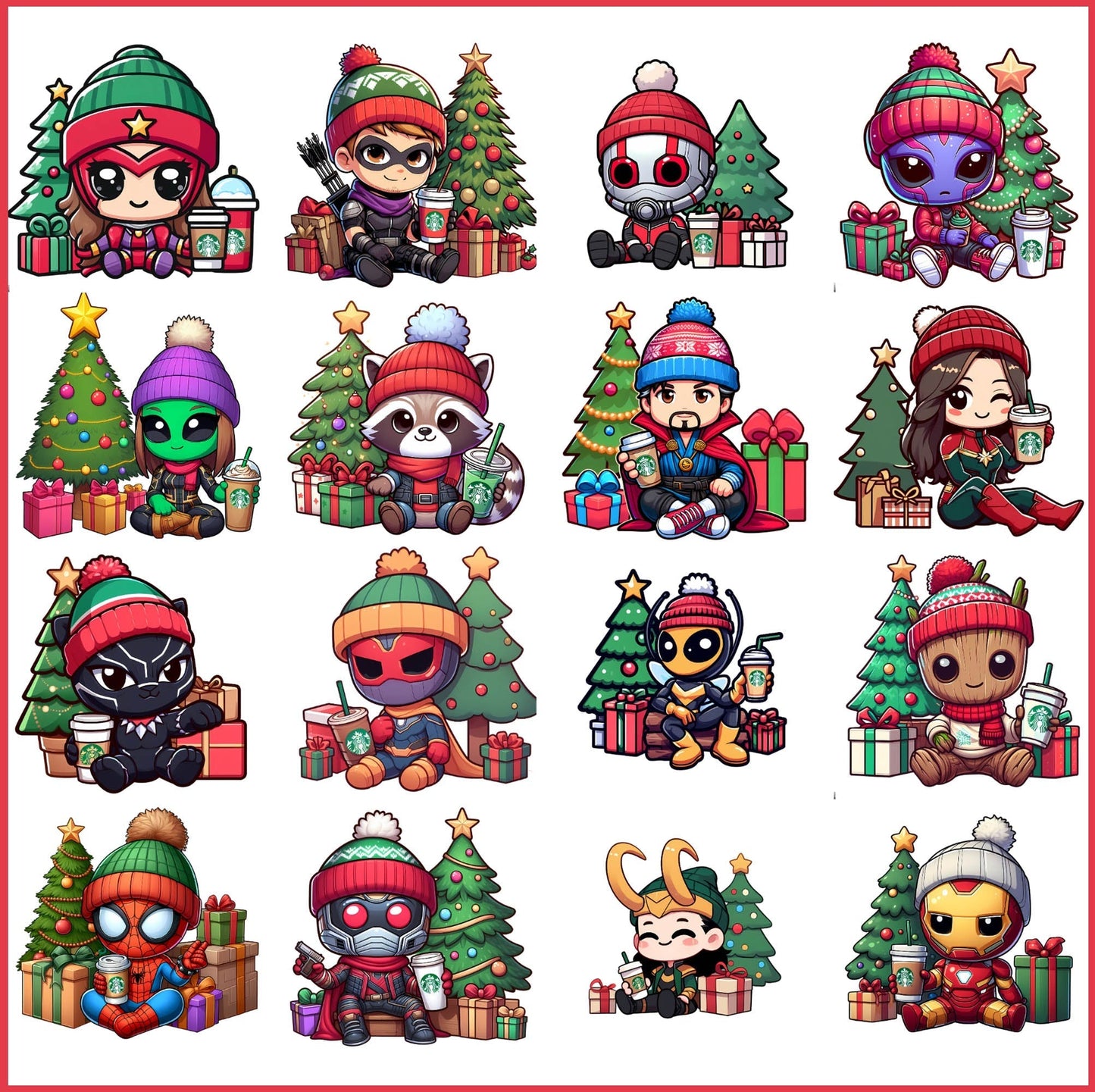 Marvel Avenger christmas bundle Png