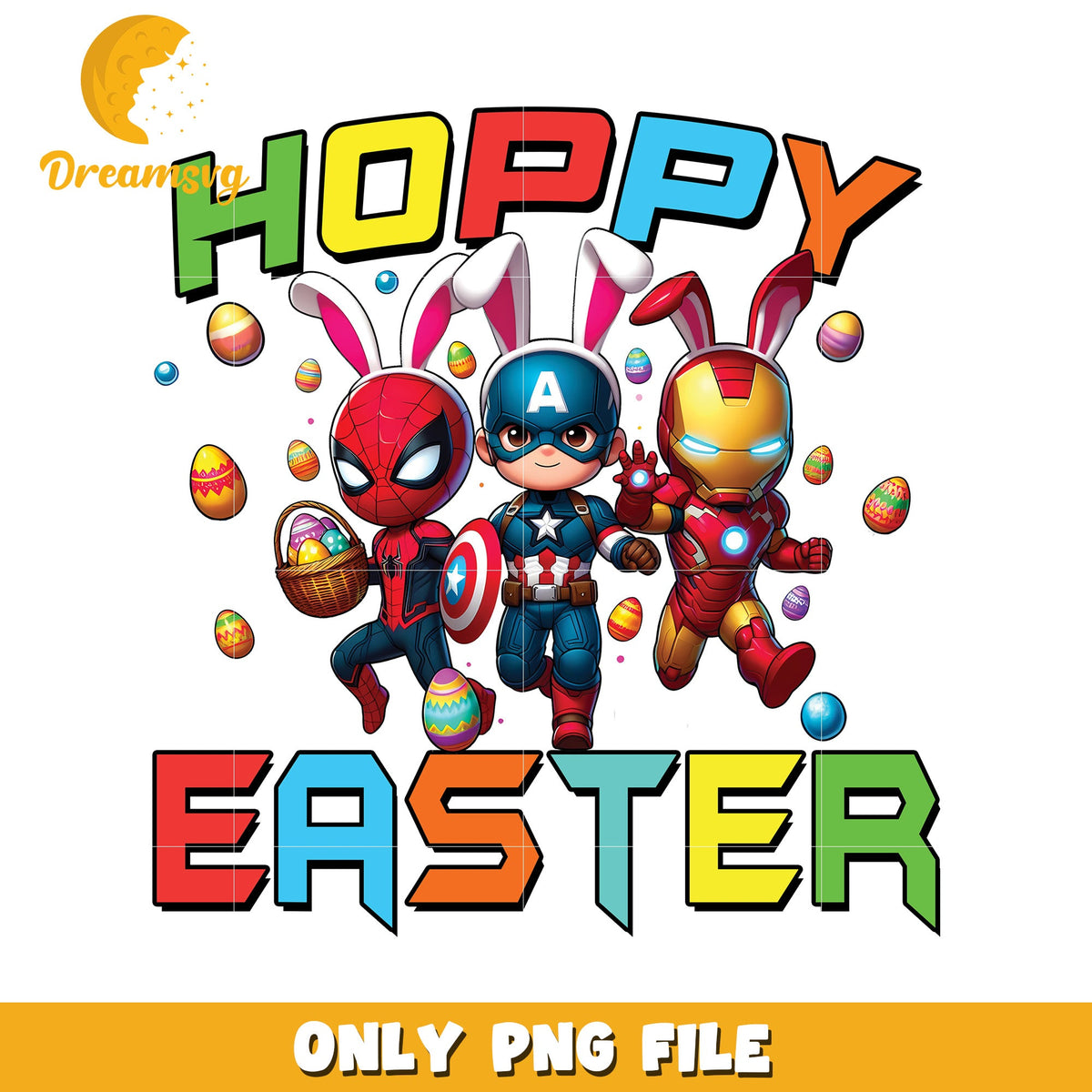 Marvel Easter PNG Happy Easter Avengers