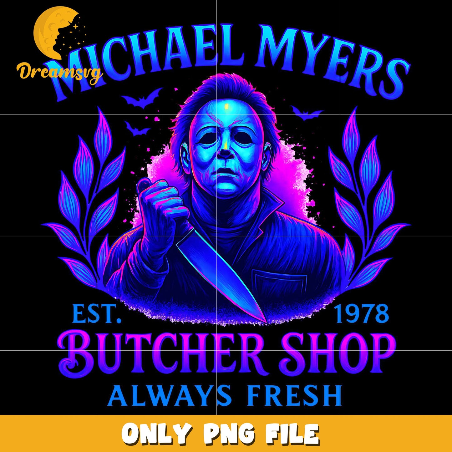 Michael myers png, halloween pumpkin png, spooky halloween png