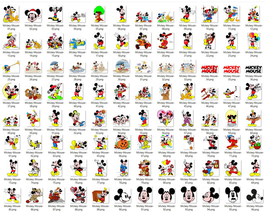668+ Mickey Mouse SVG Bundle, Cricut Svg, Minnie SVG, Svg Files For Cricut, For Silhouette, Cartoon svg, png, dxf, eps digital file
