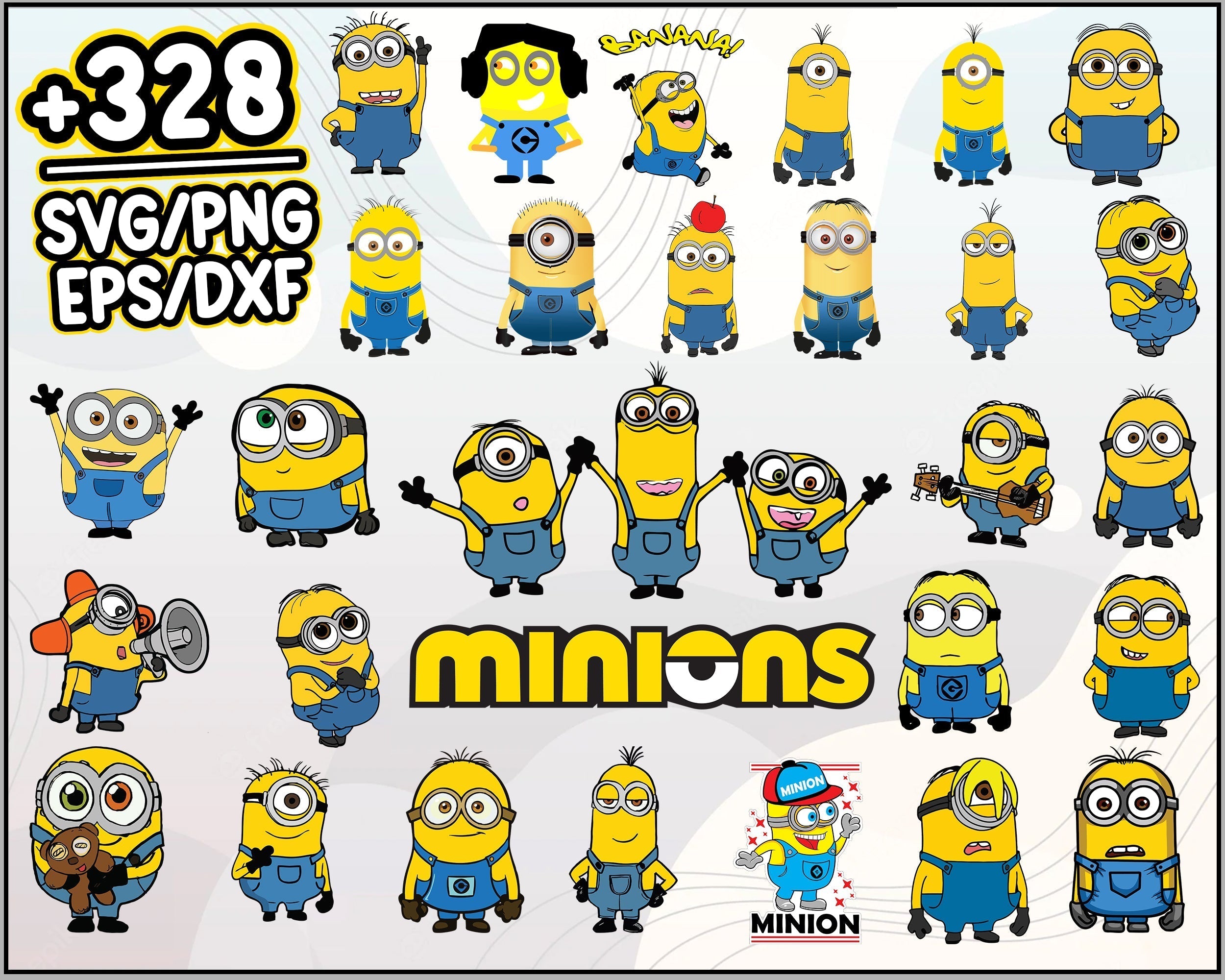 328+ Minion Svg bundle, Bundle Despicable Me Minions Svg, Minion Svg ...