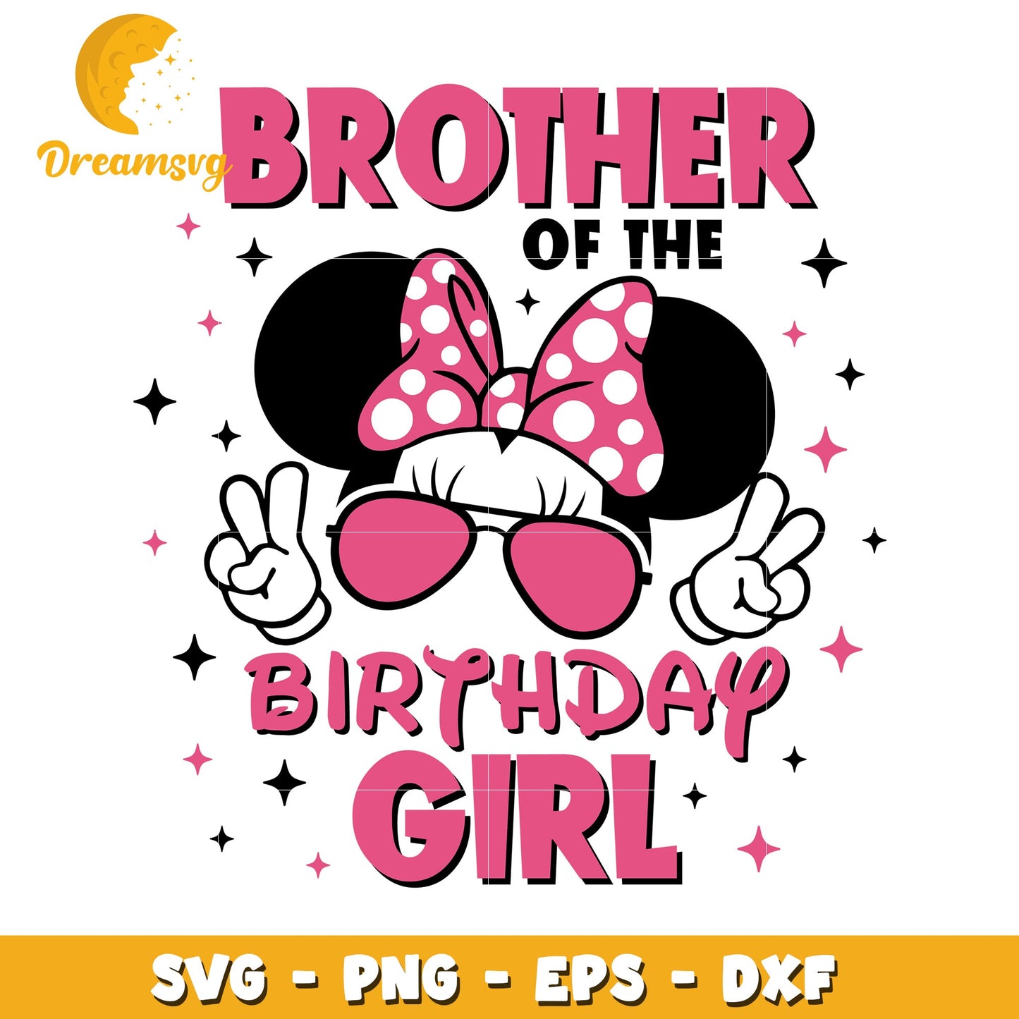 Minnie Birthday Girl SVG Cut File