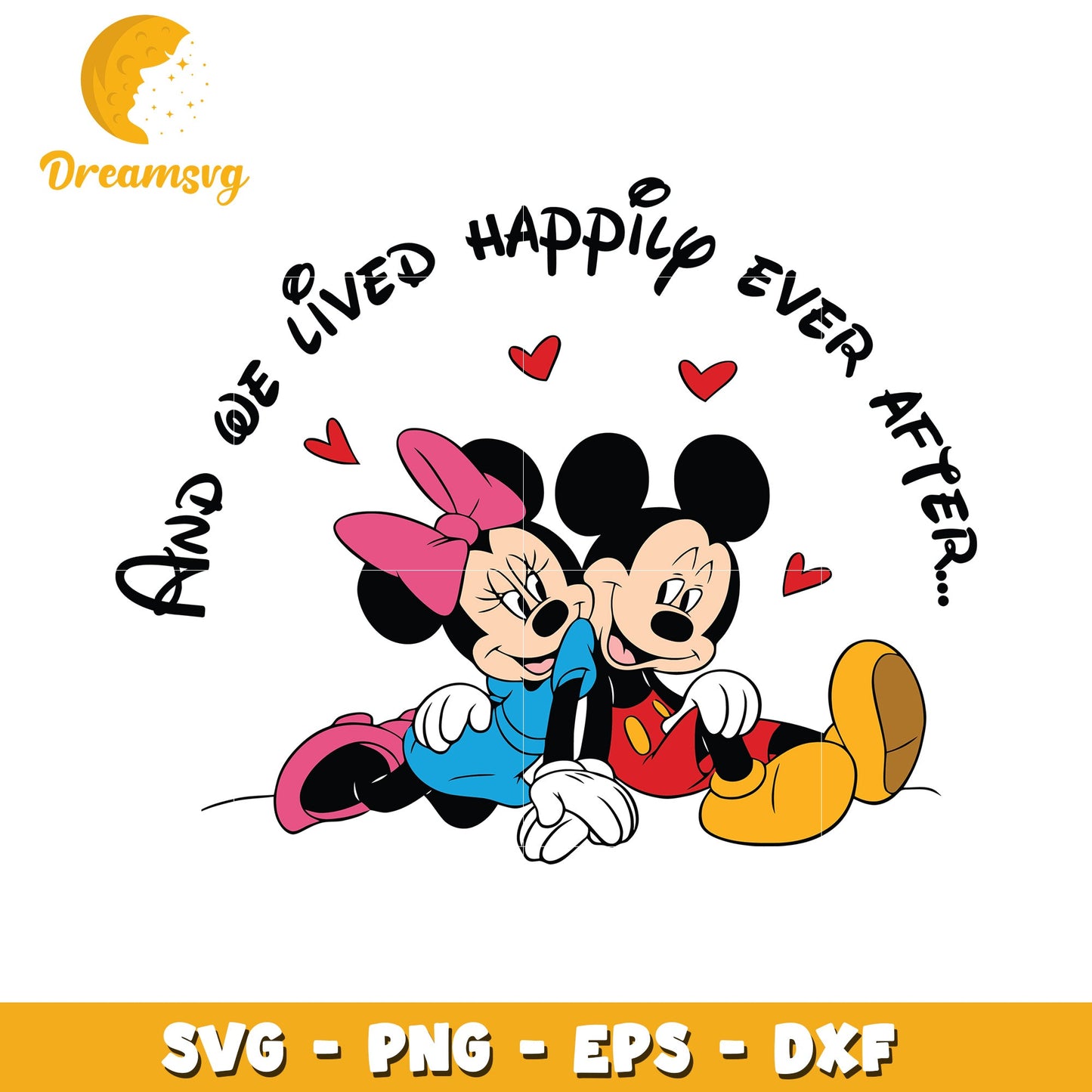 Minnie Mickey SVG Happy Ever After