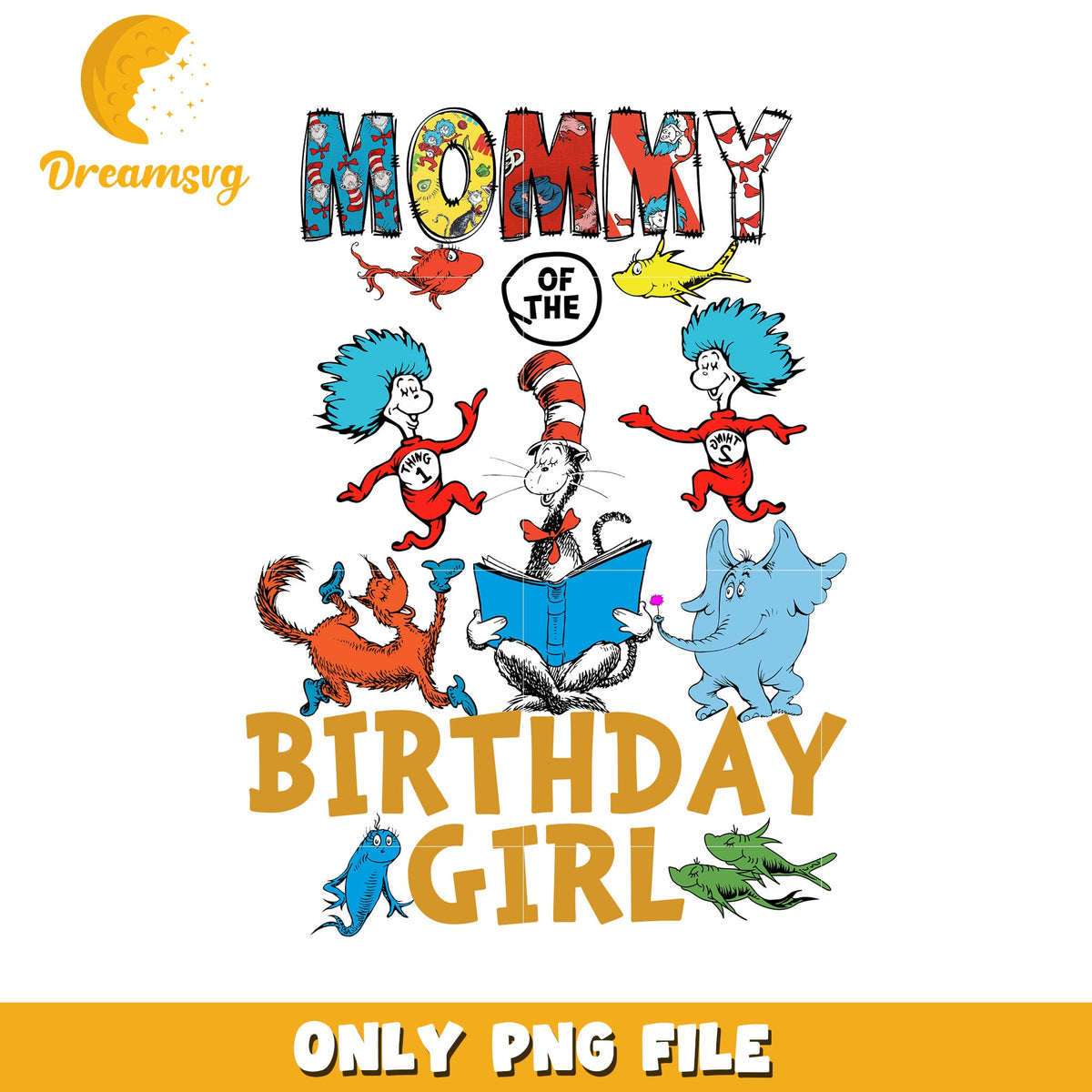 Mommy Of The Birthday Girl PNG