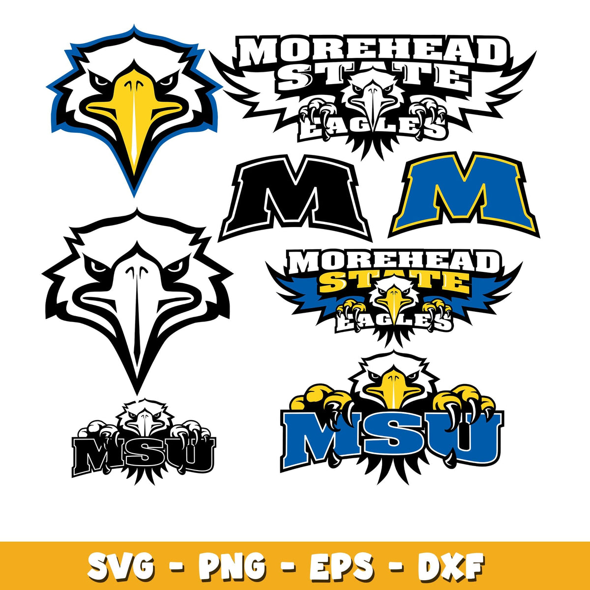 Morehead State Eagles Bundle svg, Morehead State Eagles logo svg, ncaa svg