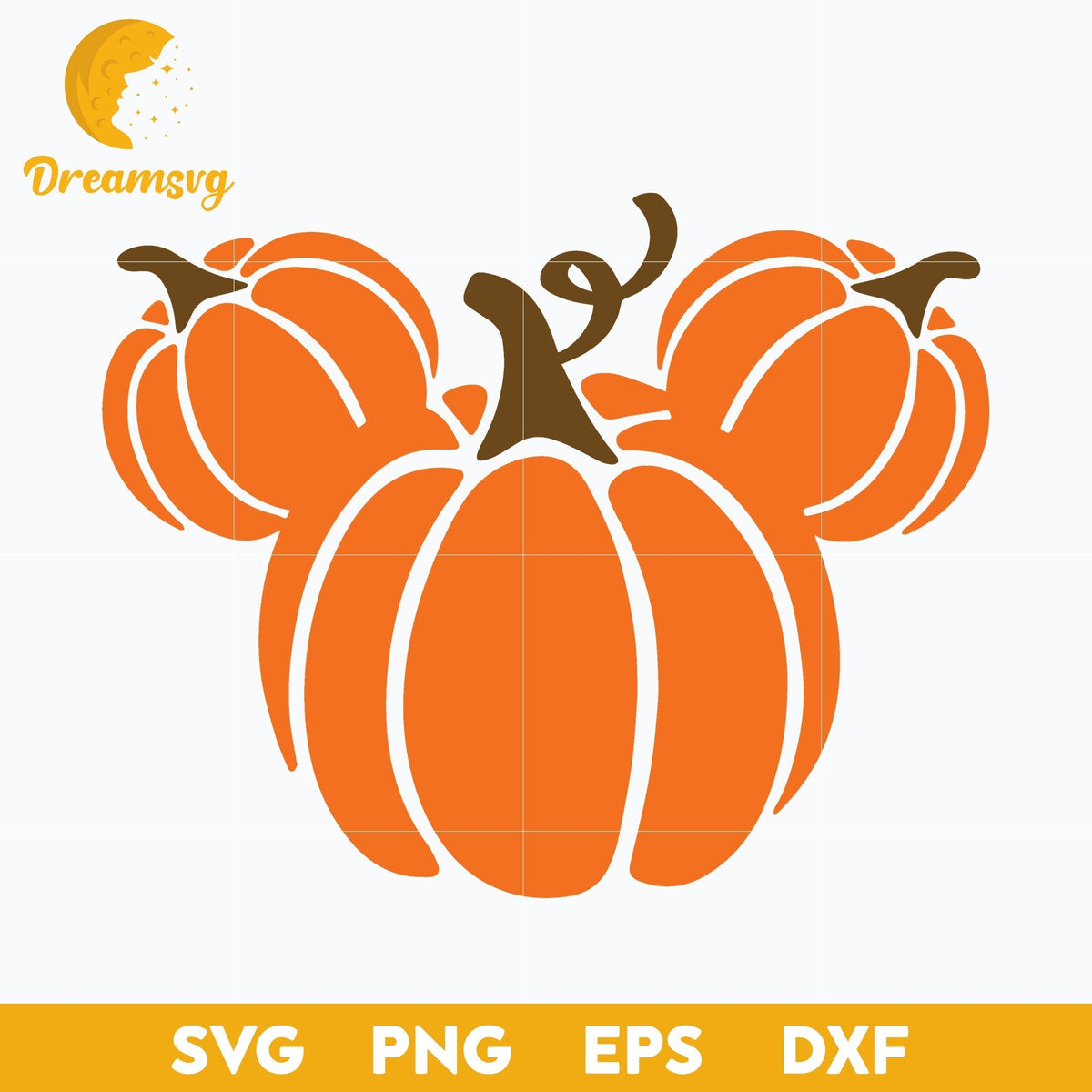 Mouse Head Pumpkins Halloween svg, Halloween svg, png, dxf, eps digital file.