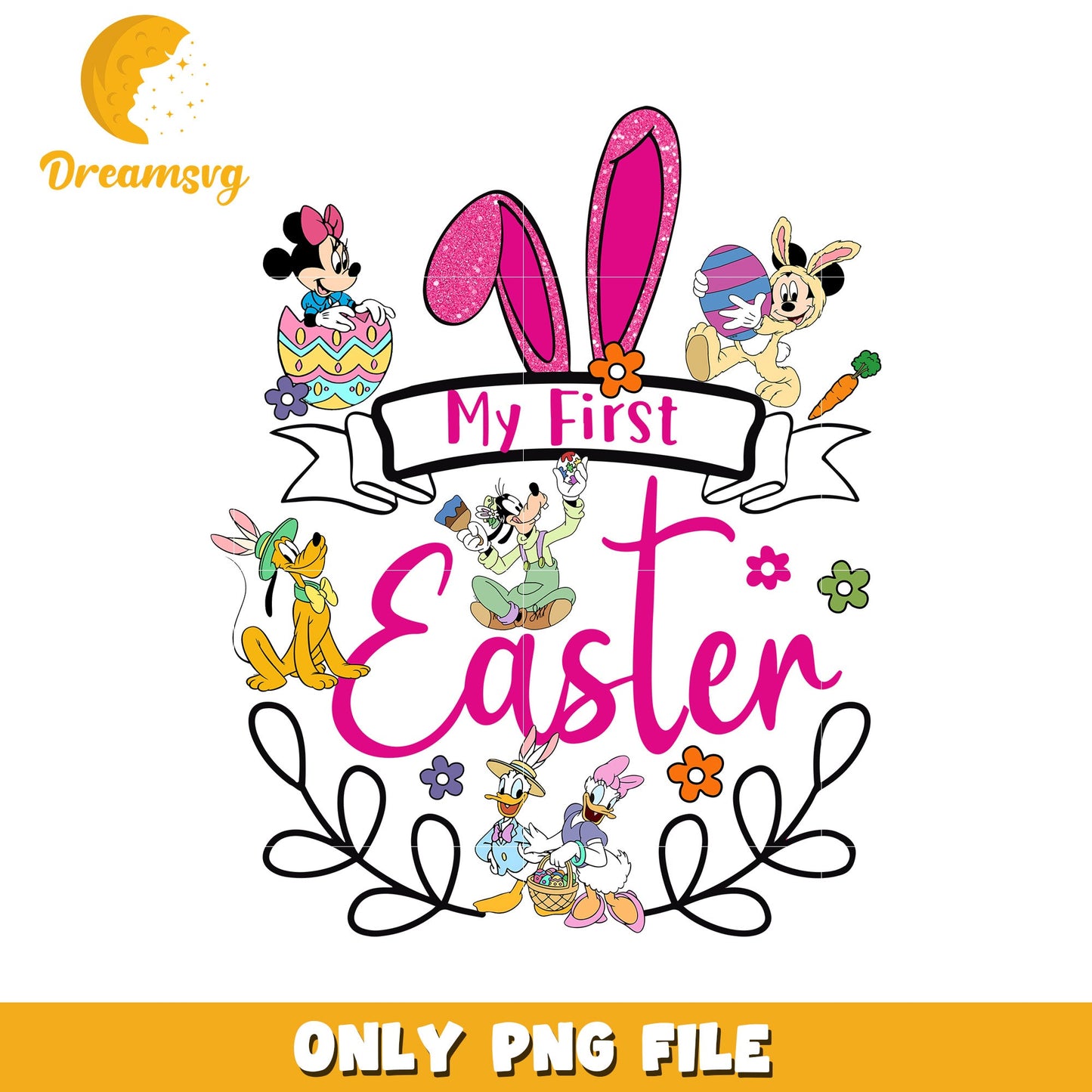 My First Easter Disney PNG Sublimation