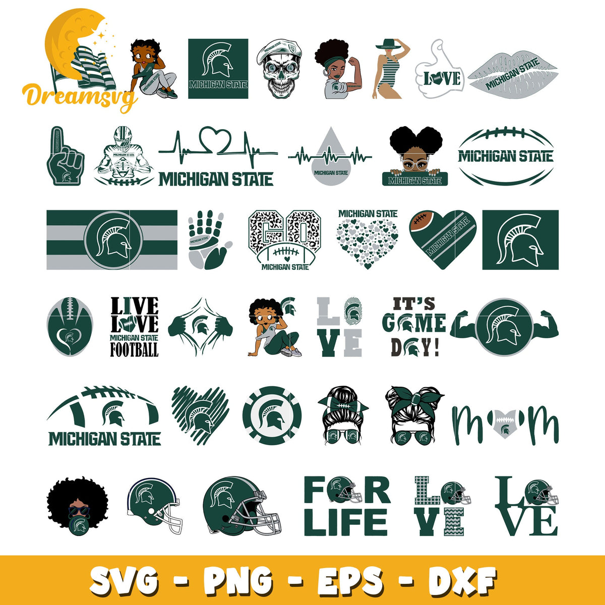 Logo michigan state spartans bundle svg, michigan state spartans svg