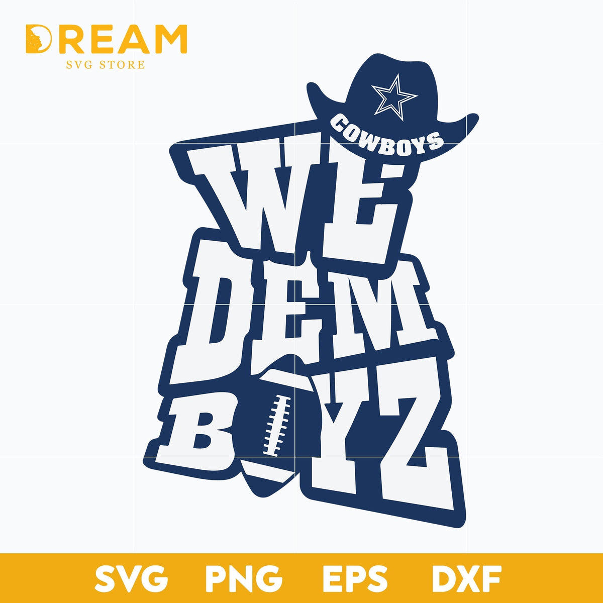 We dem boyz svg, Dallas cowboys svg, cowboys svg, Nfl svg, png, dxf, eps digital file NFL05102046L