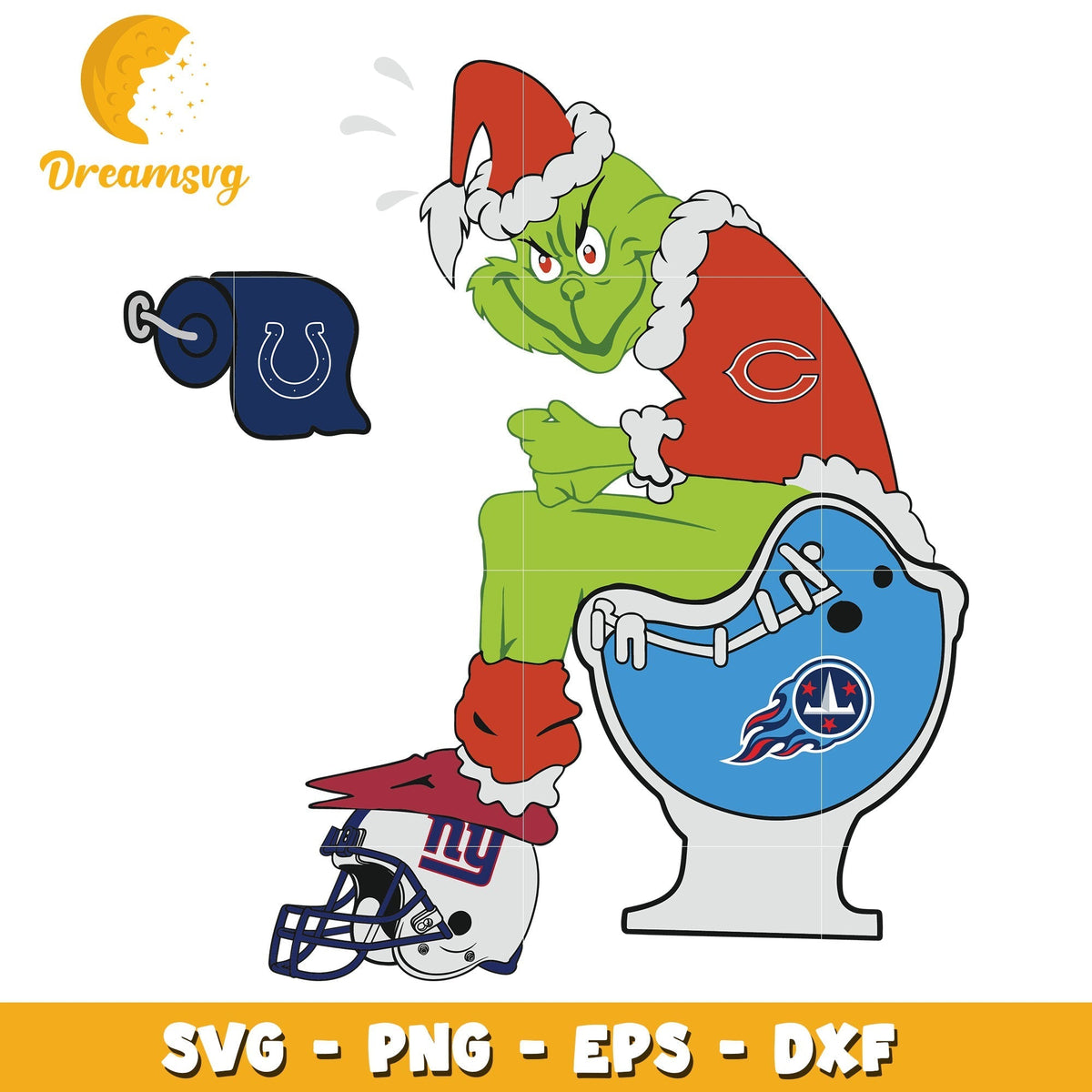 NFL Chicago Bears Grinch Best svg, ncaa svg, christmas svg