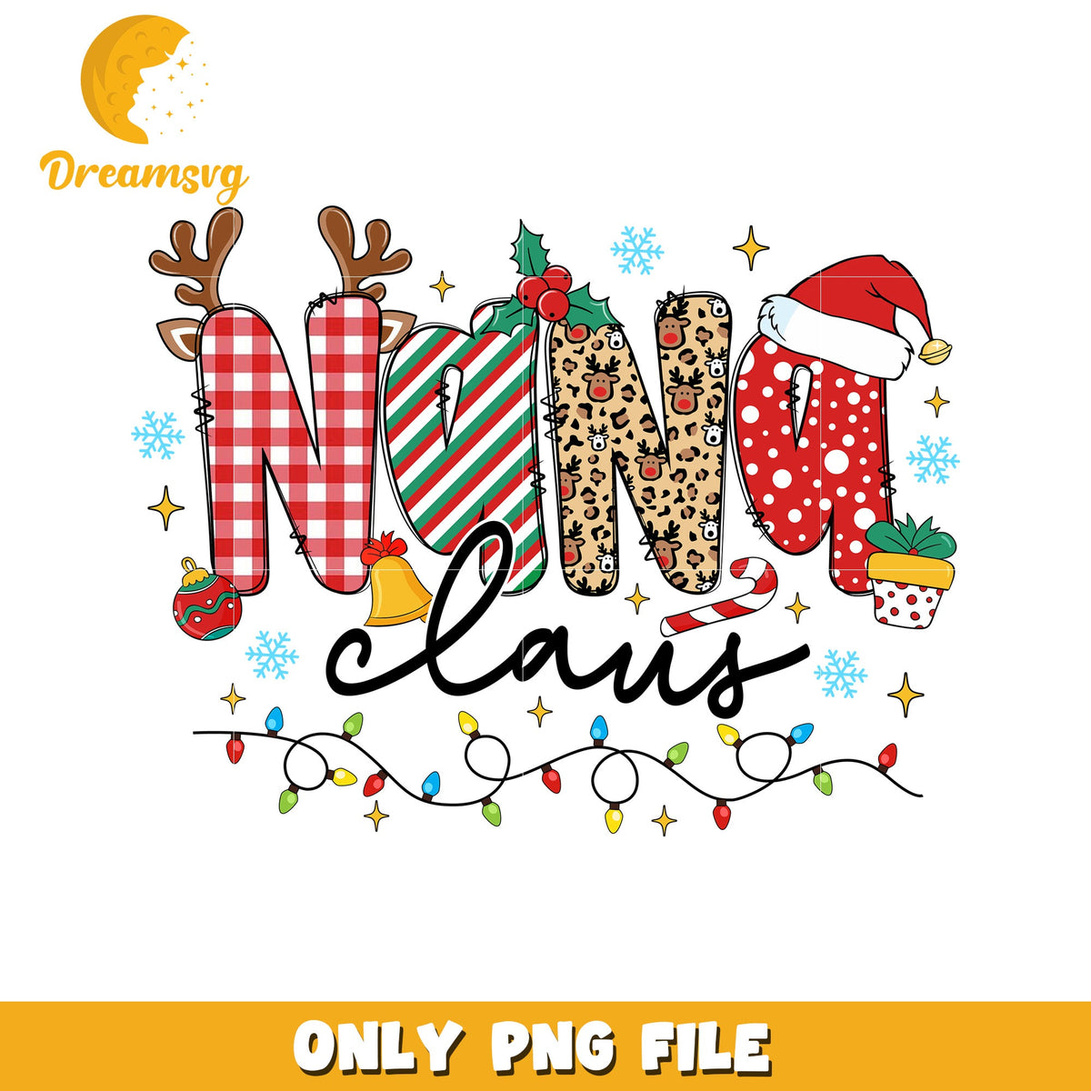 Nana claus png, christmas songs png, christmas snow png