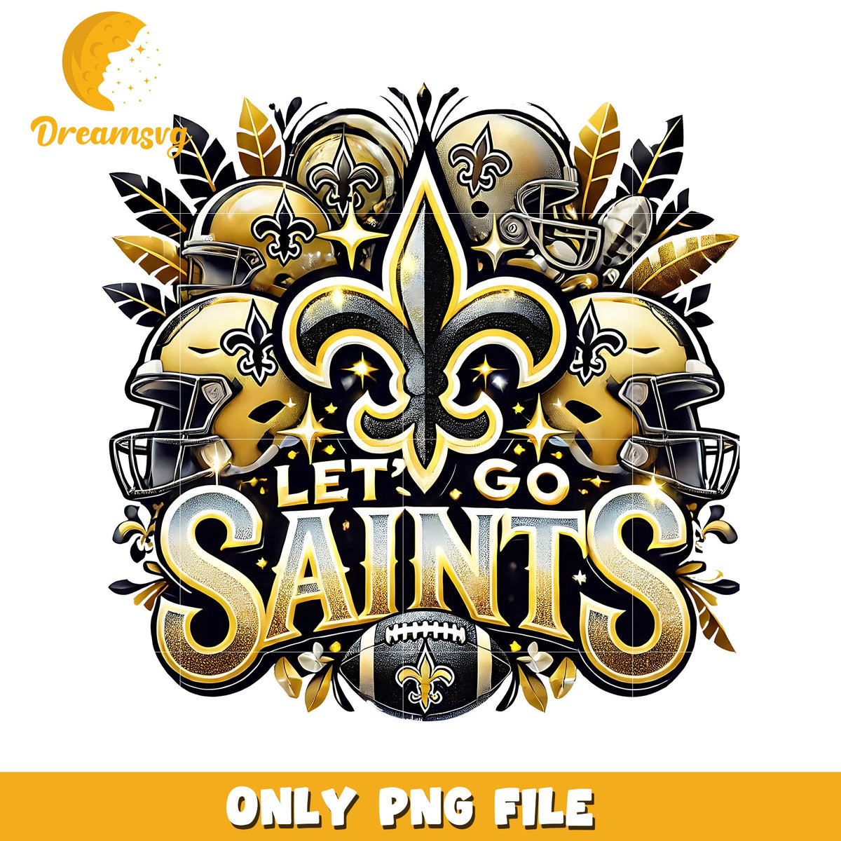 New orleans saints let's go png, nfl games png, nfl png
