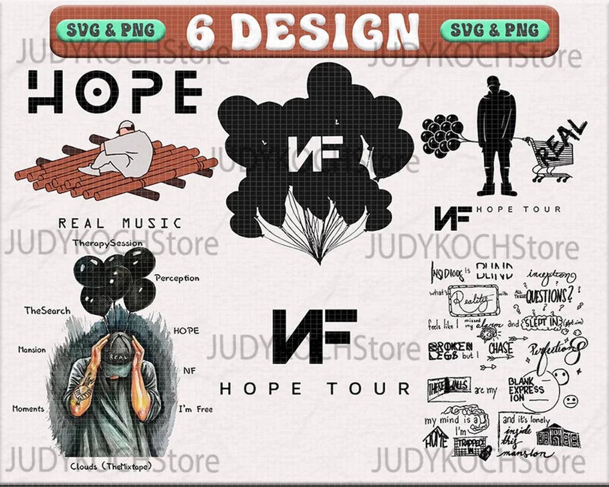 Nf Hope Tour 2023 Png, Nf Rapper Shirt, Hope Tour Merch