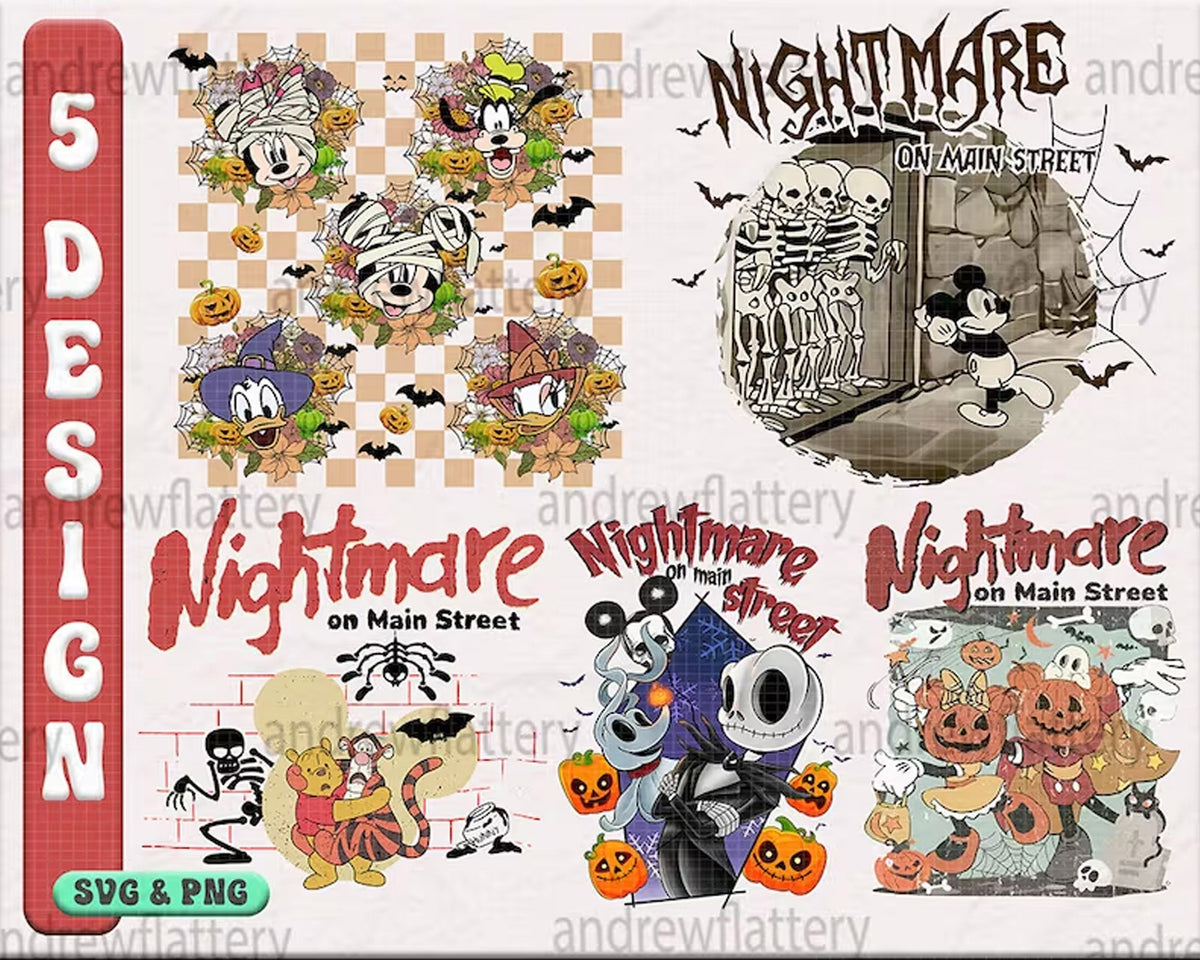 Nightmare On Main Street svg bundle