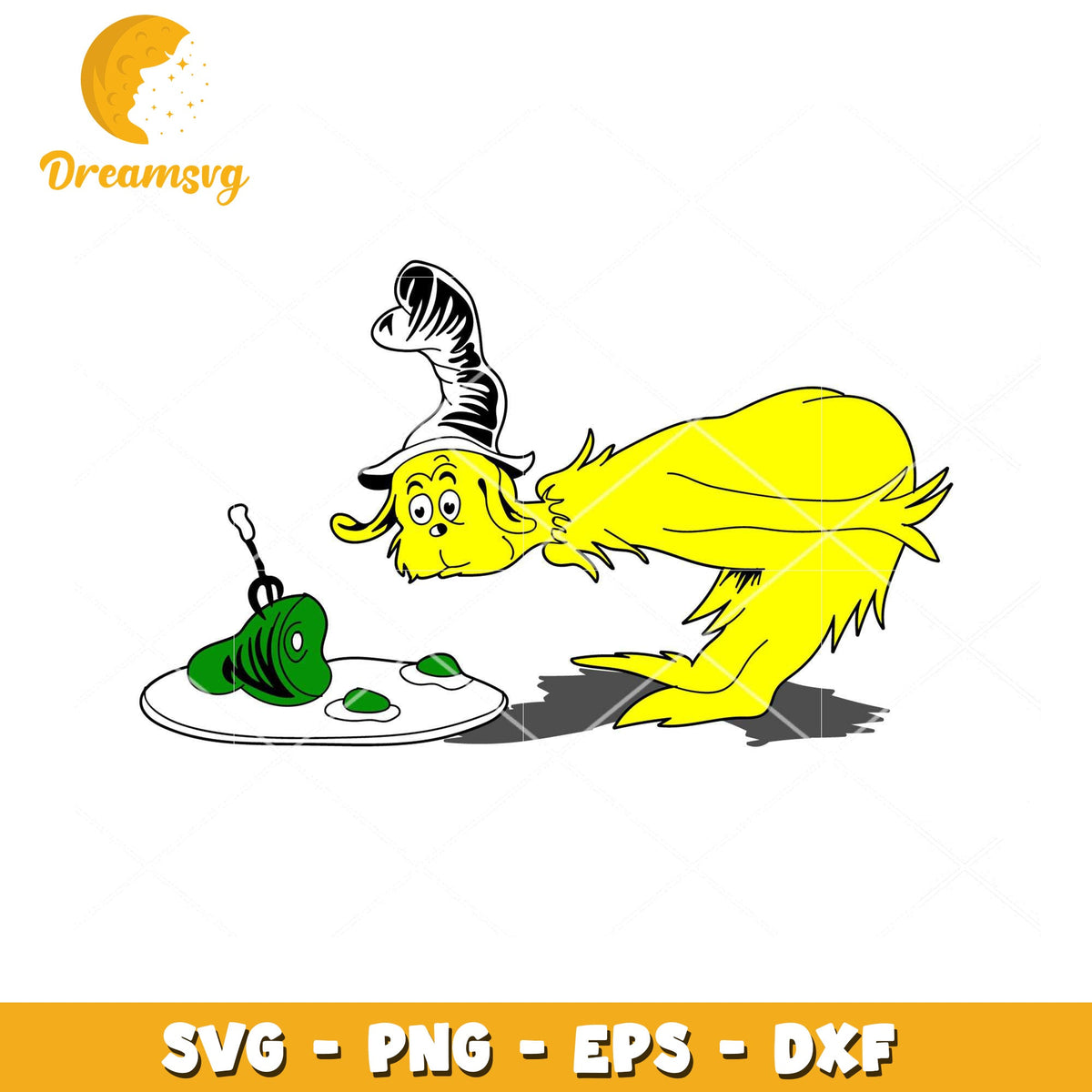 Option 1 (Focus on Character) Grinch's Dog SVG PNG EPS DXF Instant Download