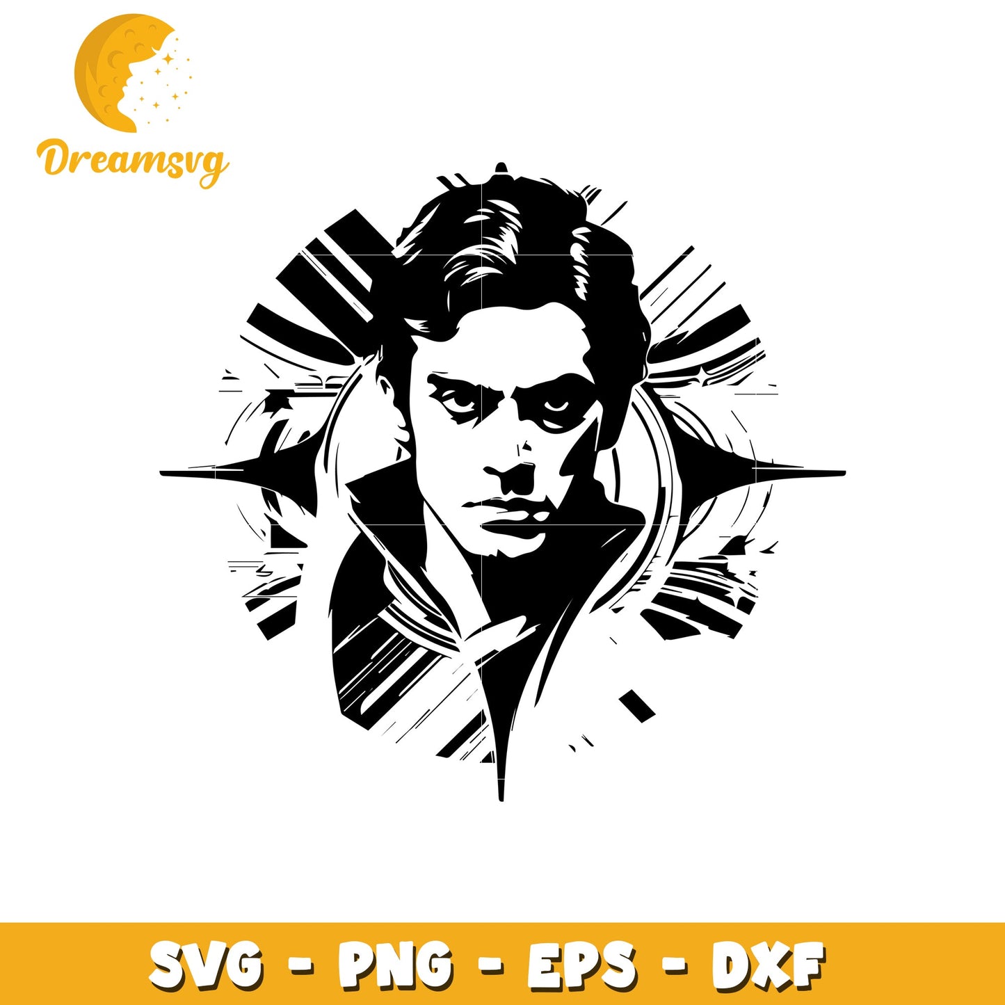 Option 1 (Focus on character) Ethan Hunt SVG Cut File