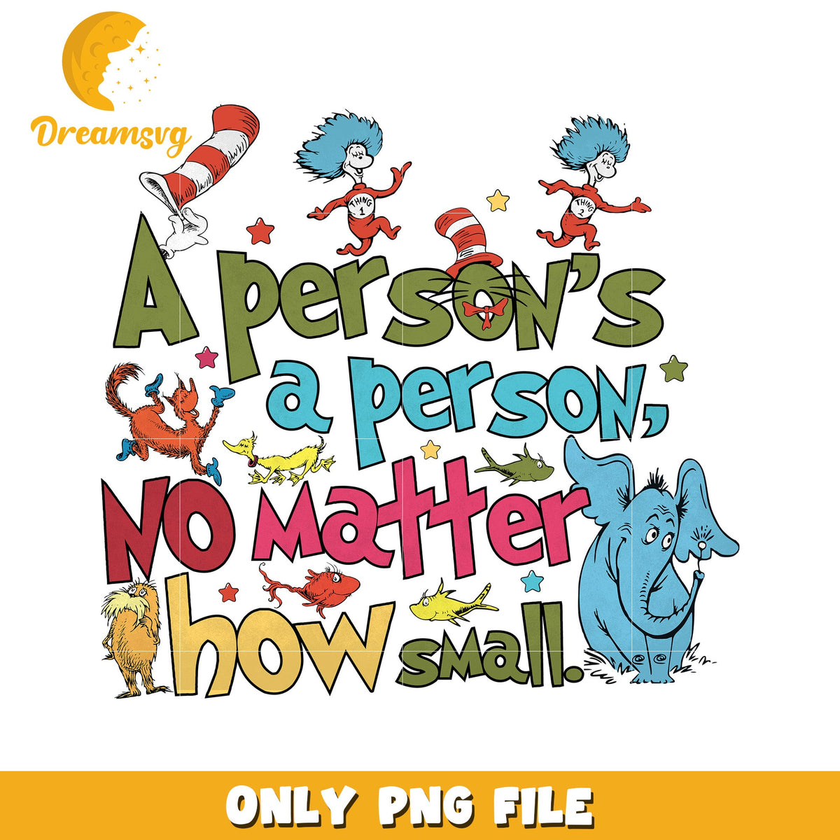 Option 1 (Focus on quote) A Persons A Person No Matter How Small PNG