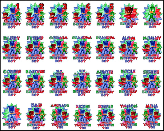 23+ PJ Masks PNG Bundle, PJ masks png bundle, Layered SVG, Cricut, Cut files download.