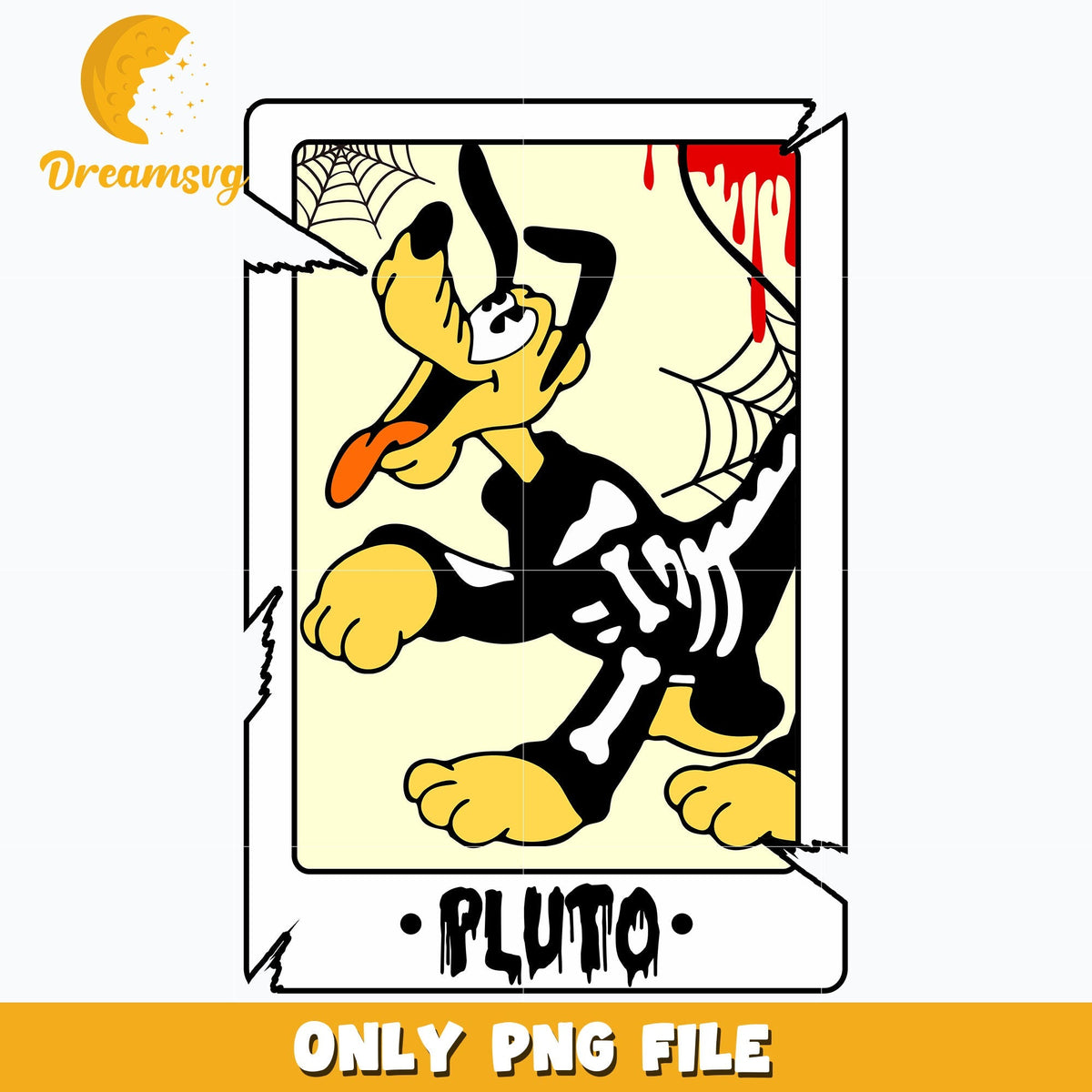 Pluto halloween png, Halloween png, Digital download.