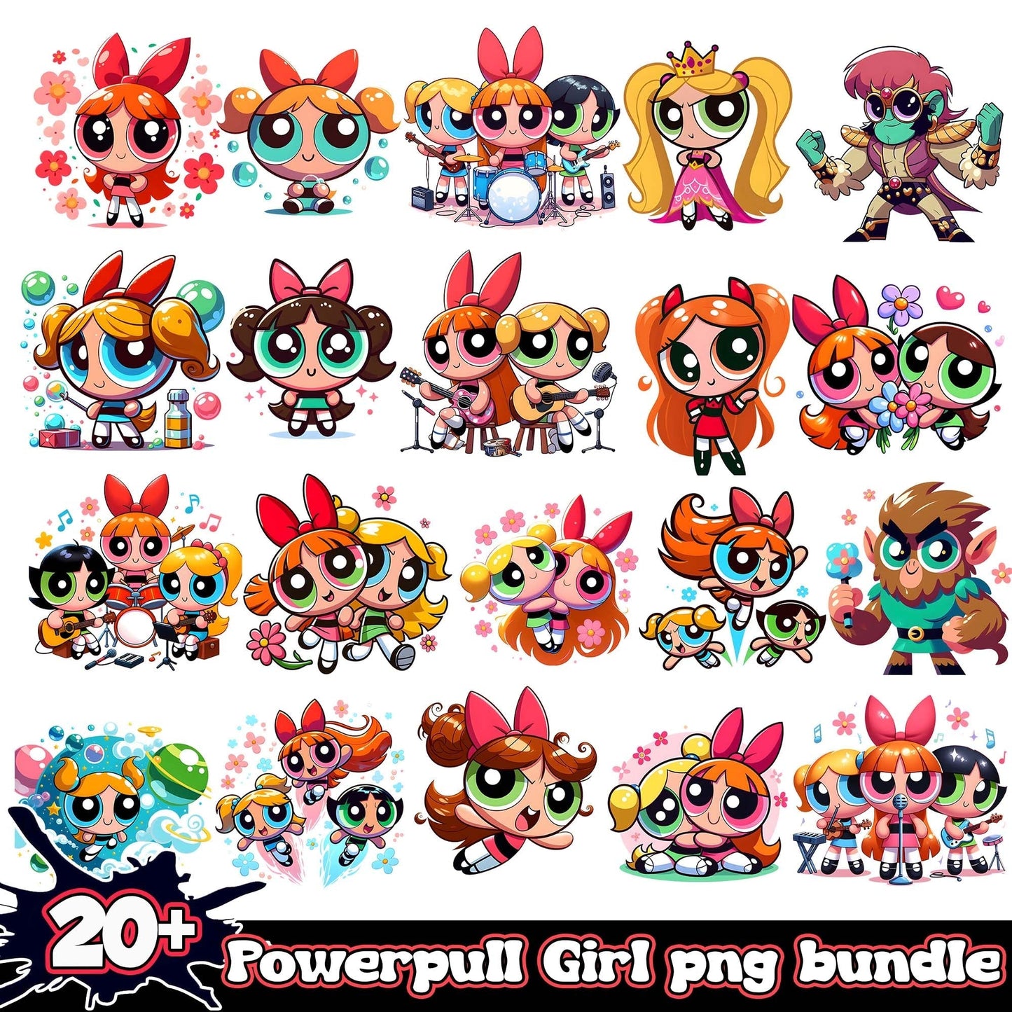 PowerPuff Girl 20+ PNG