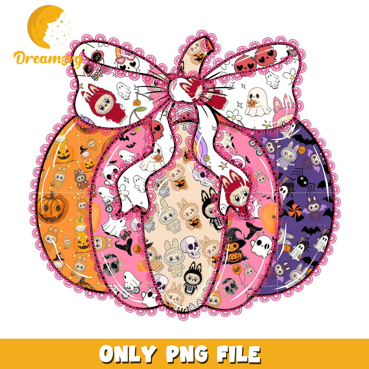Pumpkin labubu design png, halloween kills png, halloween decorations png