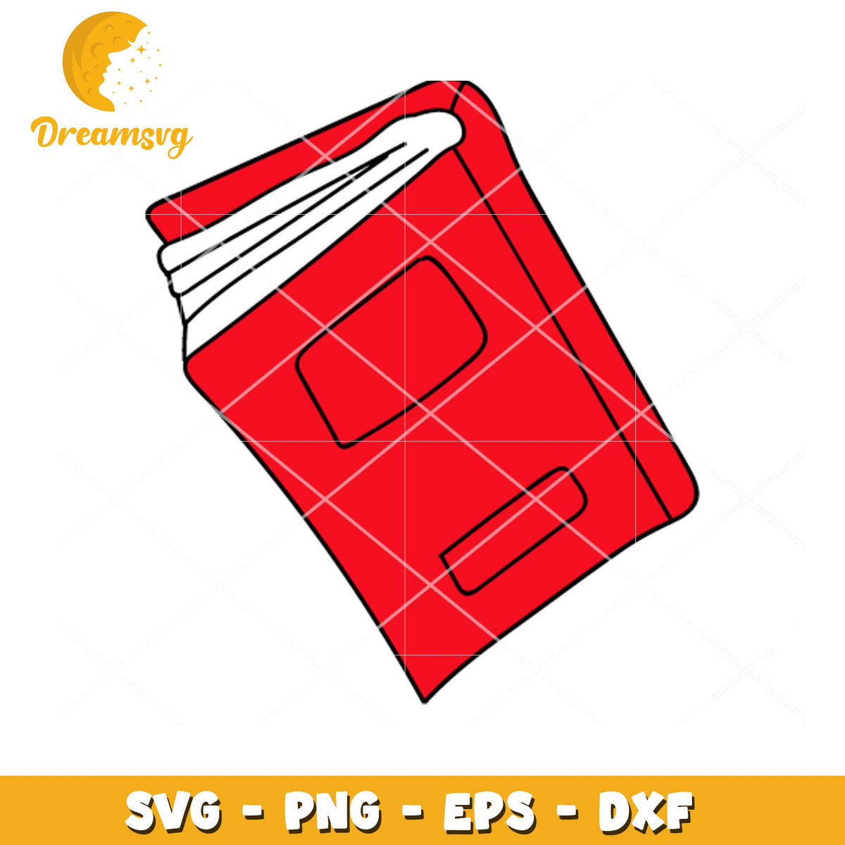 Red Book SVG Cut File