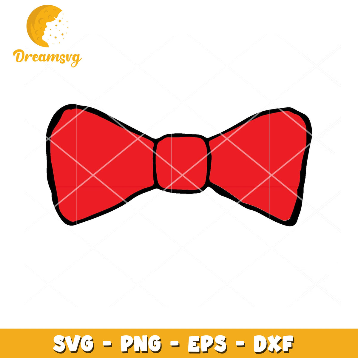Red Bow SVG Cut File