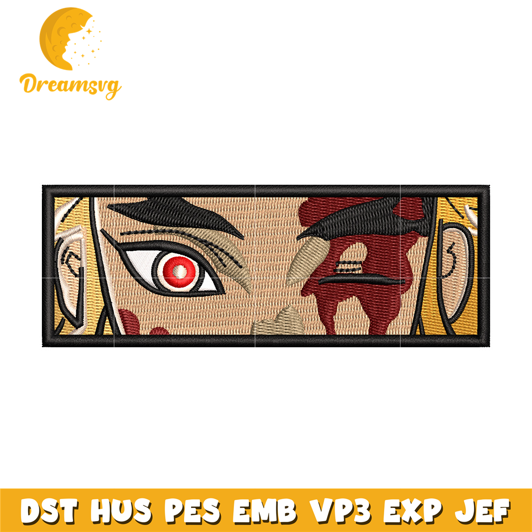 Rengoku eyes embroidery design