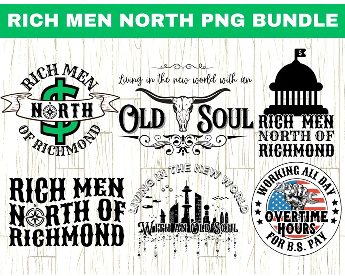 Rich Men North of Richmond PNG, Country Music png Bundle, Anthony png