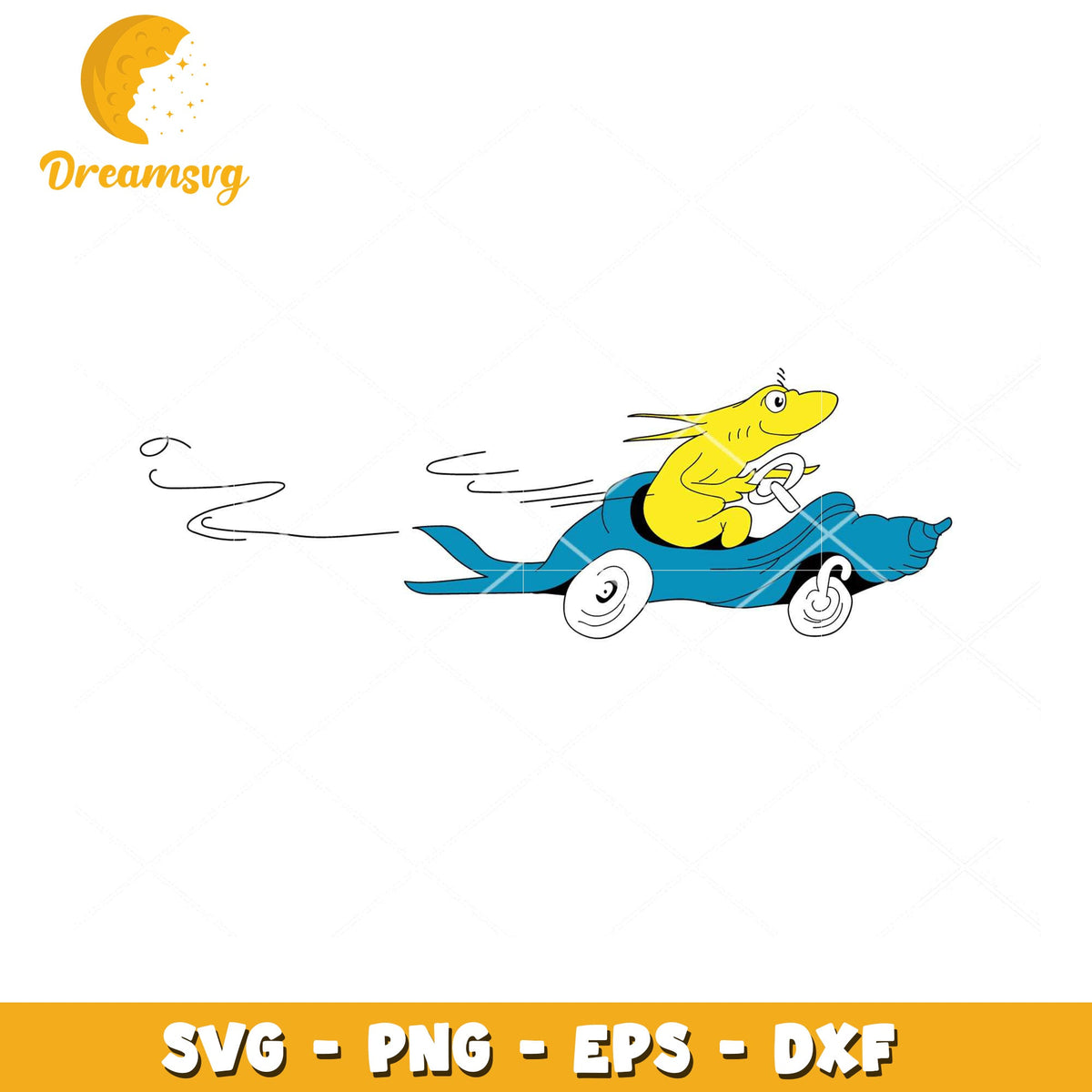 SVG Frog Car Cut File