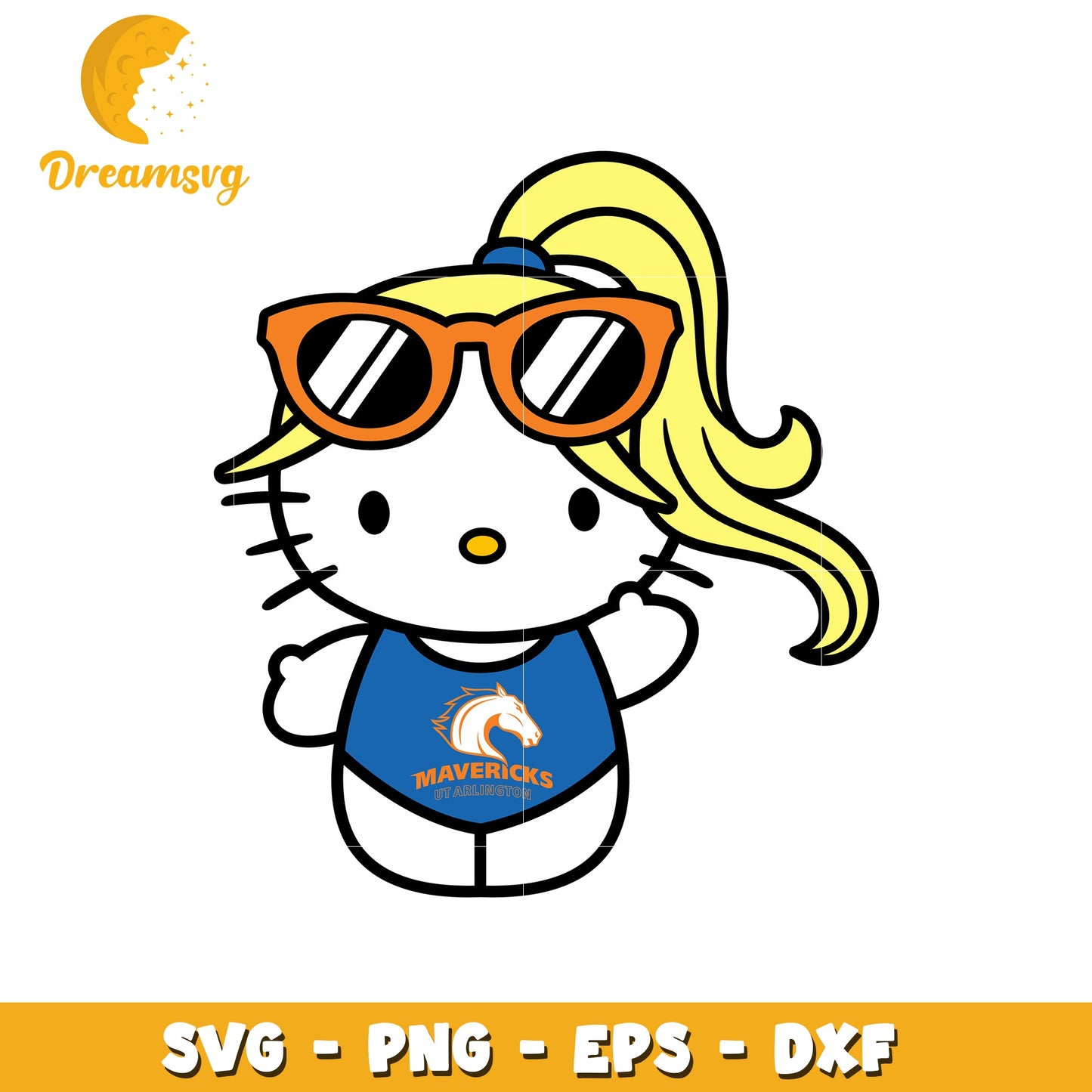 SVG Hello Kitty Mavericks Design