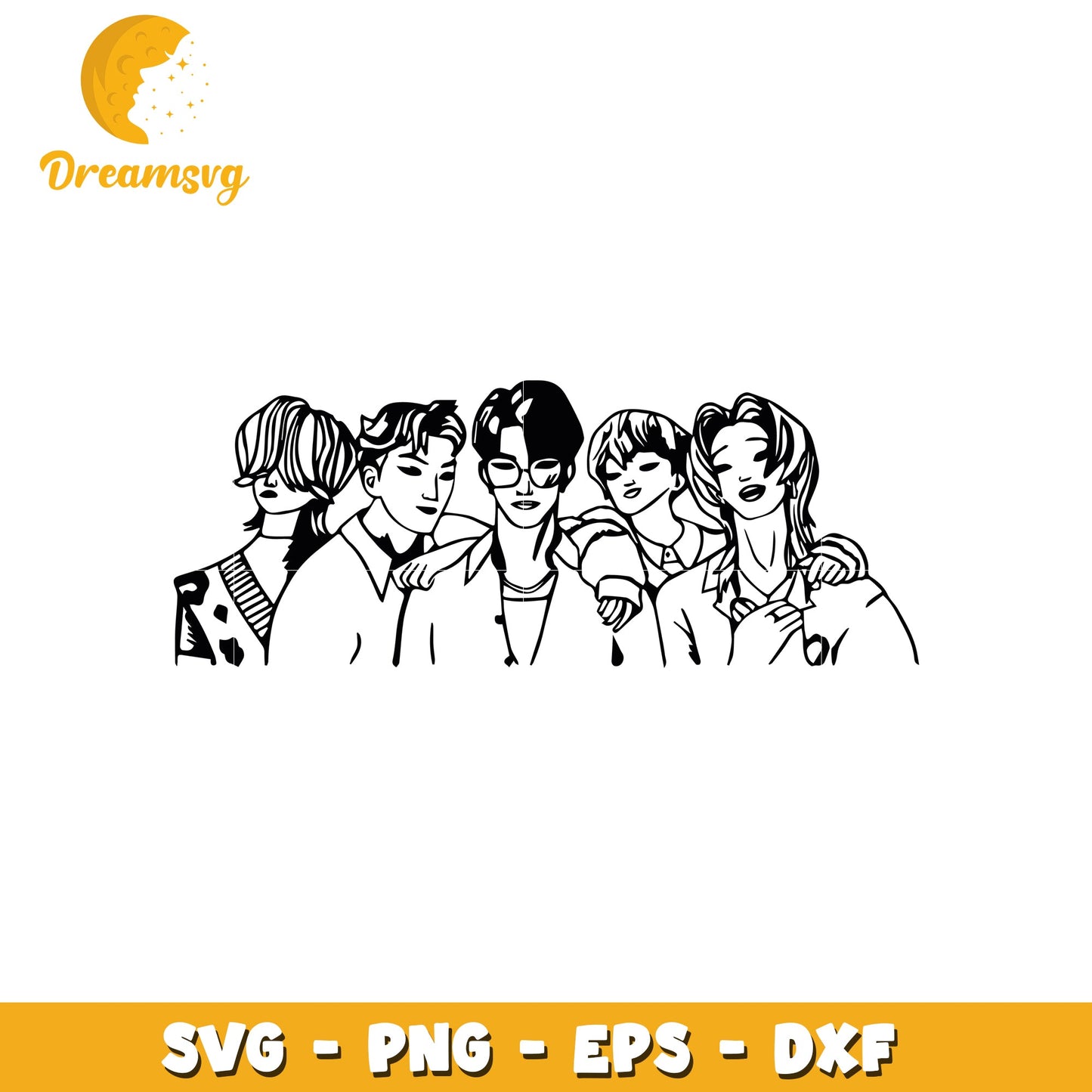 Saja boys members svg, saja boys kpop svg, saja boys lineup svg