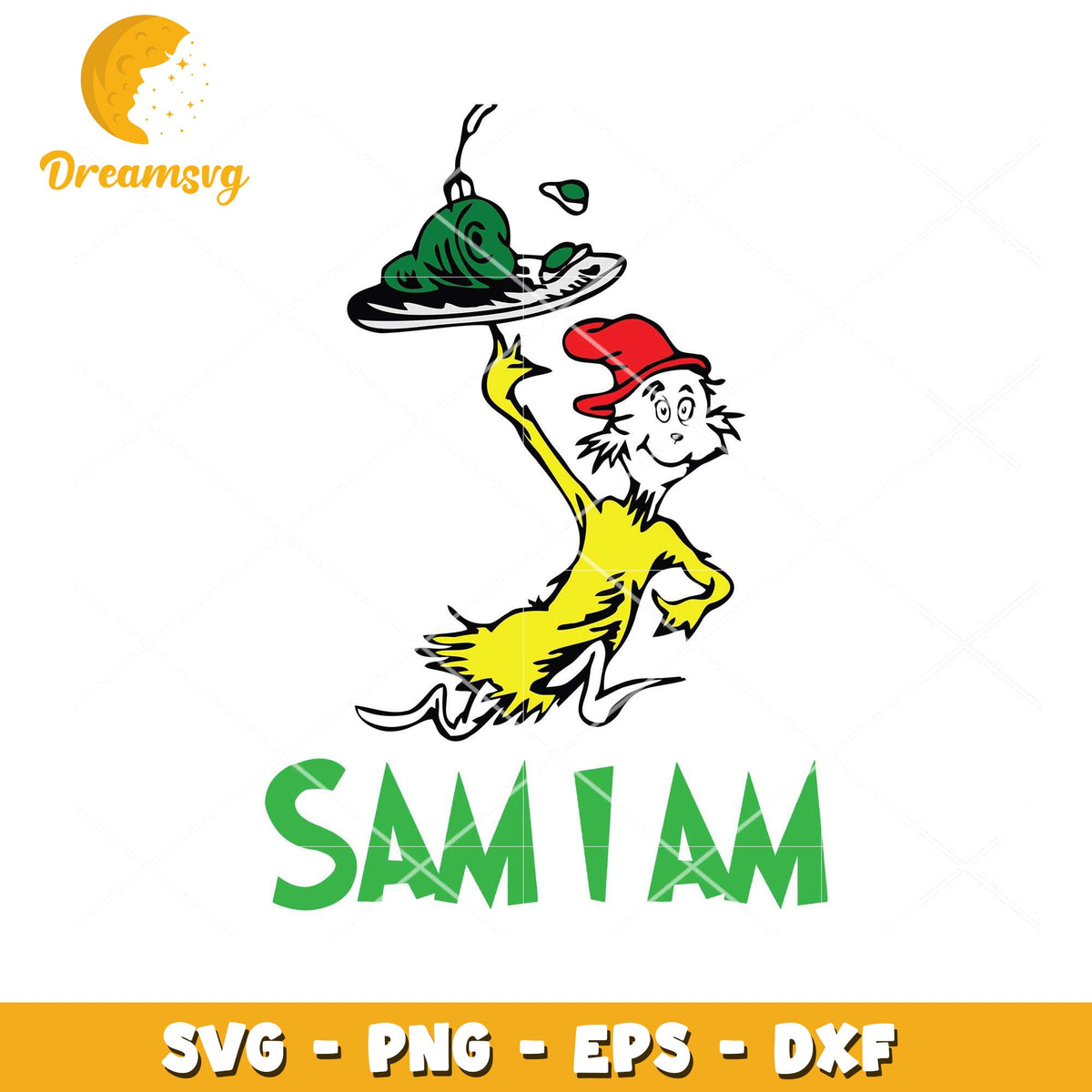 Sam I Am SVG Cut File Instant Download