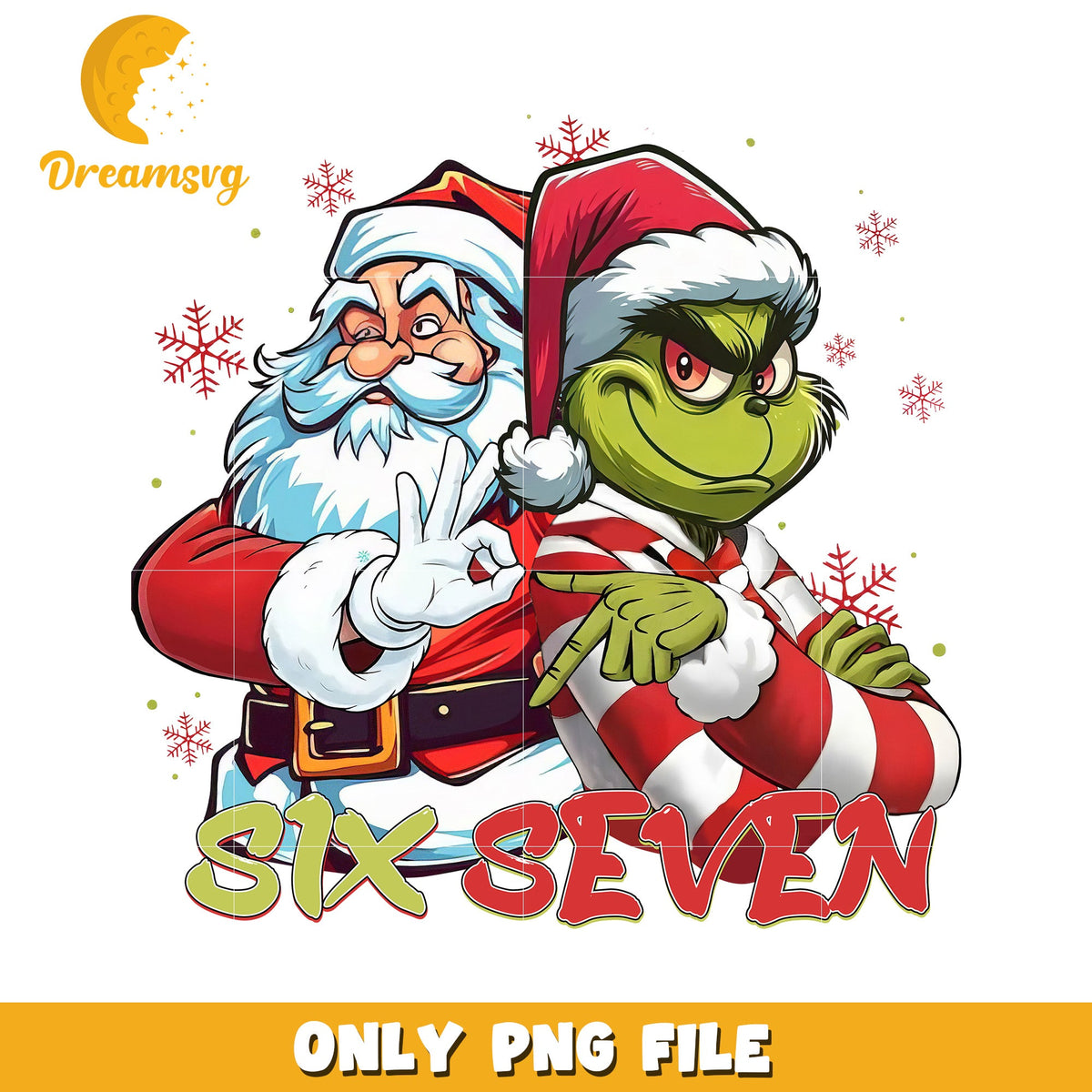 Six seven png, christmas cookies png, funny grinch png