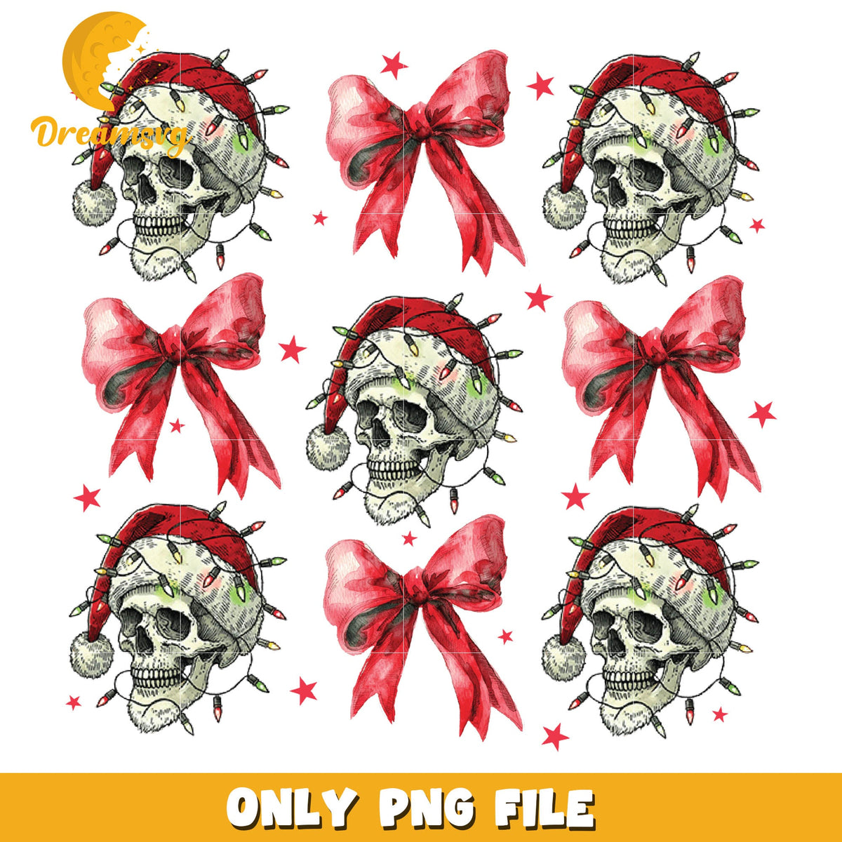 Skullcap merry christmas png, christmas tree decorations png