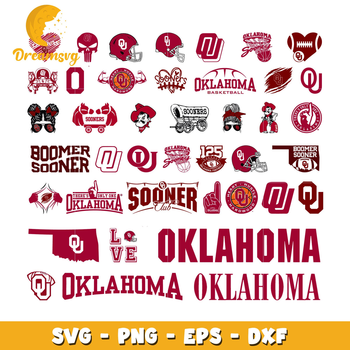 Oklahoma Sooners logo bundle svg, oklahoma sooners svg