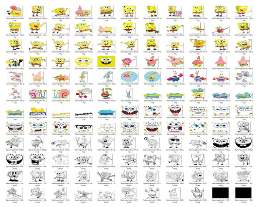 528+ Spongebob Svg Bundle, Spongebob Svg, Gary Svg, Squidward Svg, Patrick Svg, Cricut File, Kids Svg, Vector Svg, Cartoon svg, png, dxf, eps digital file