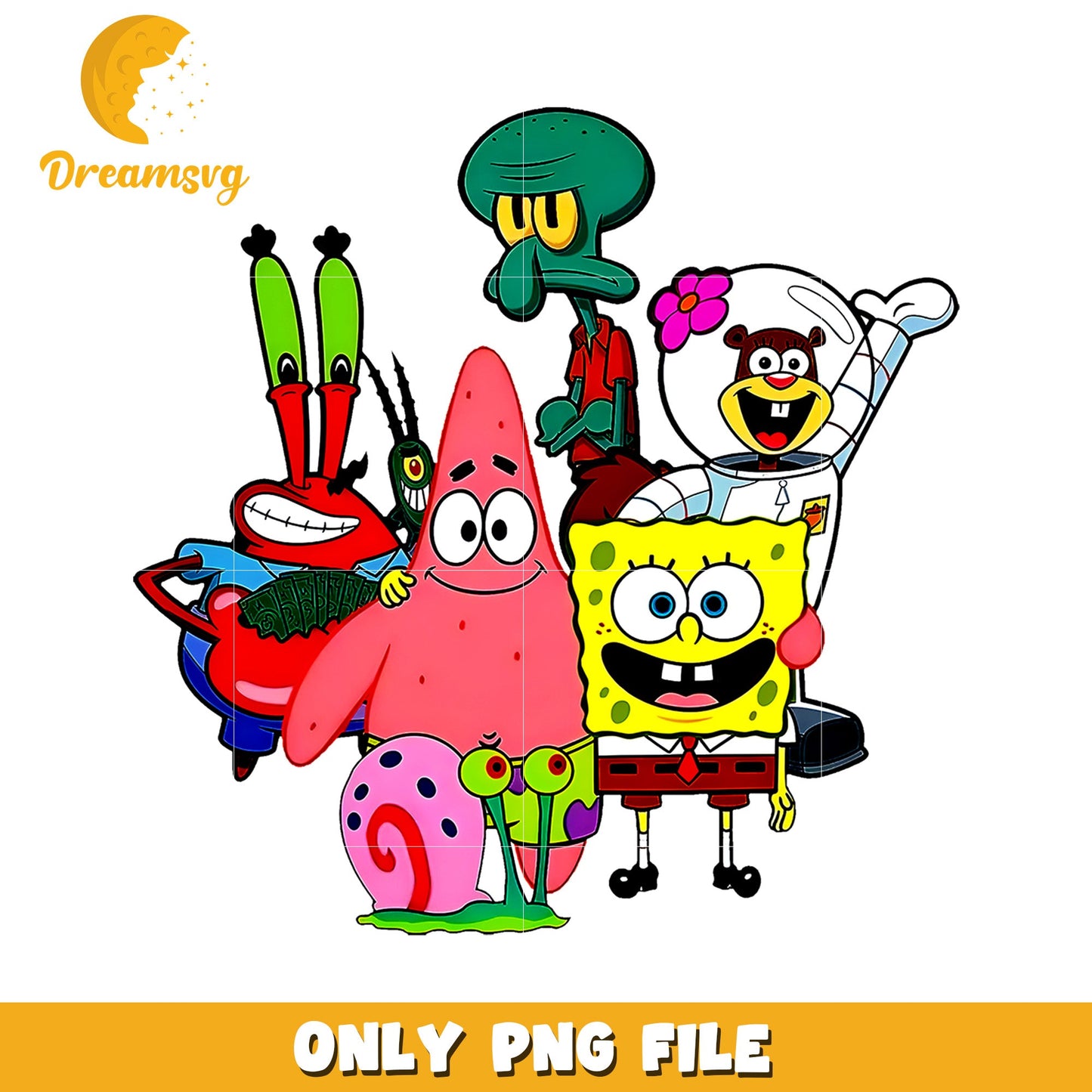 Spongebob characters png, spongebob squarepants png, spongebob movie png