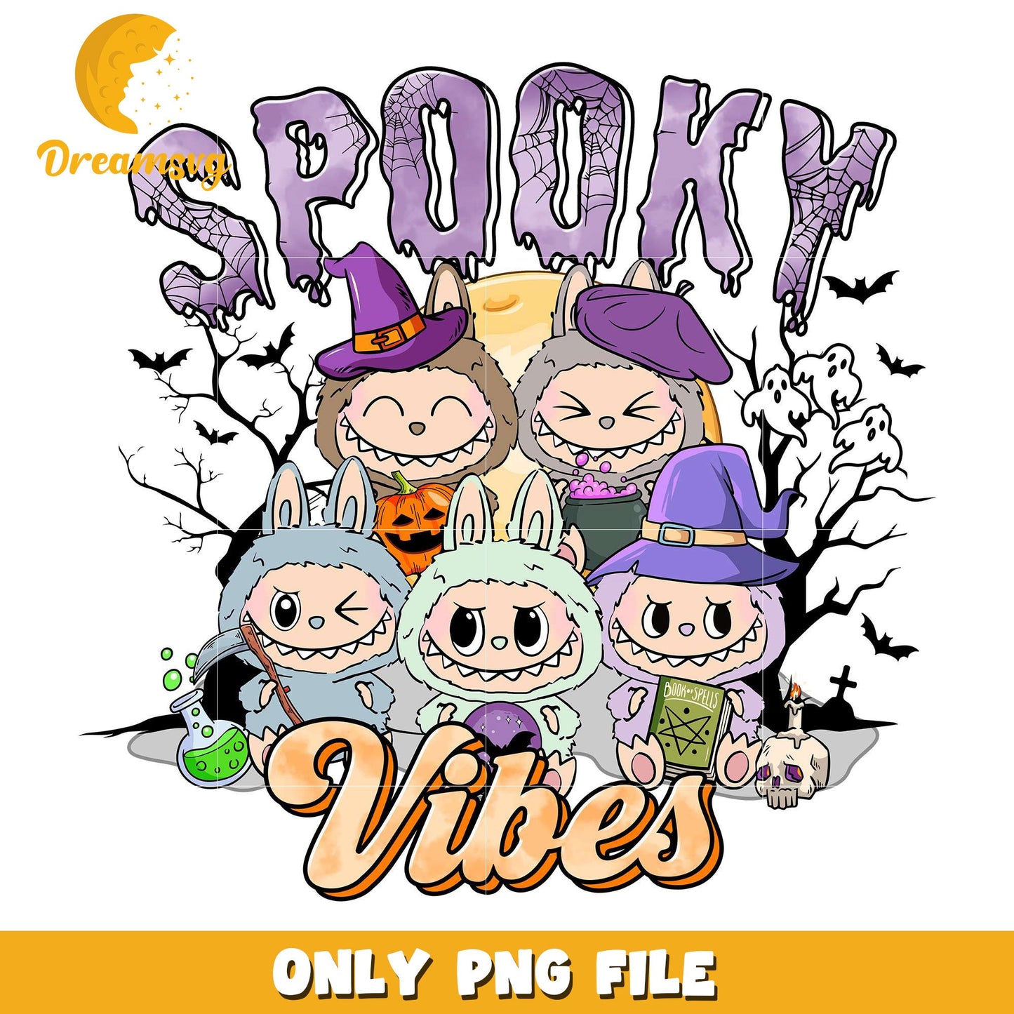 Spooky vibes png, halloween horror nights png, halloween png