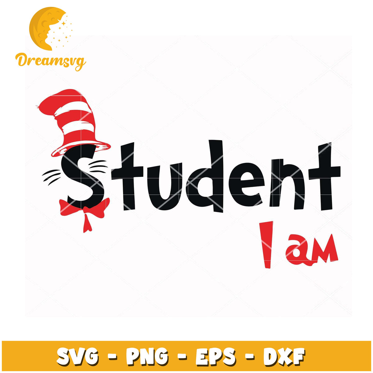 Student I Am SVG Cut File for Crafts and DIY Projects Download