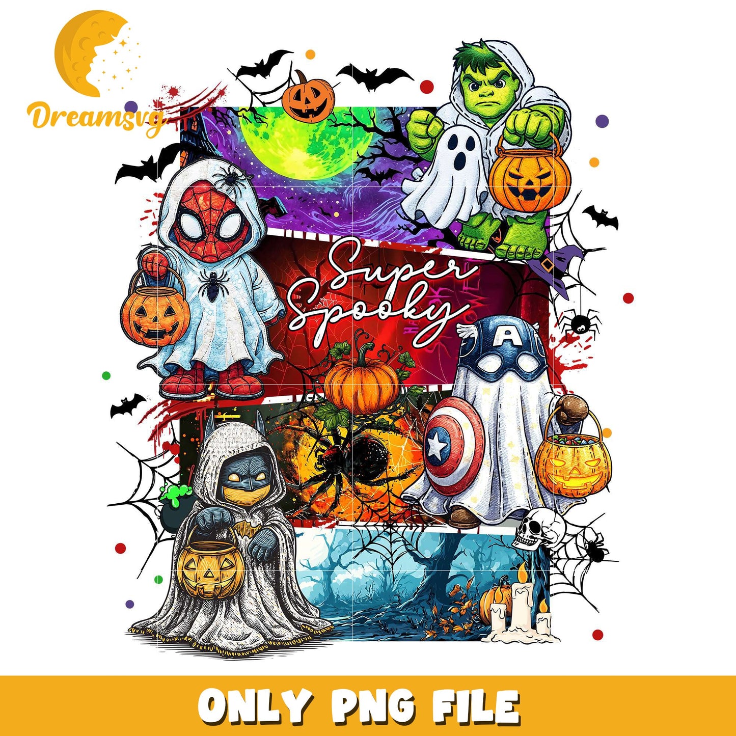 Super spooky png, halloween horror nights png, halloween png