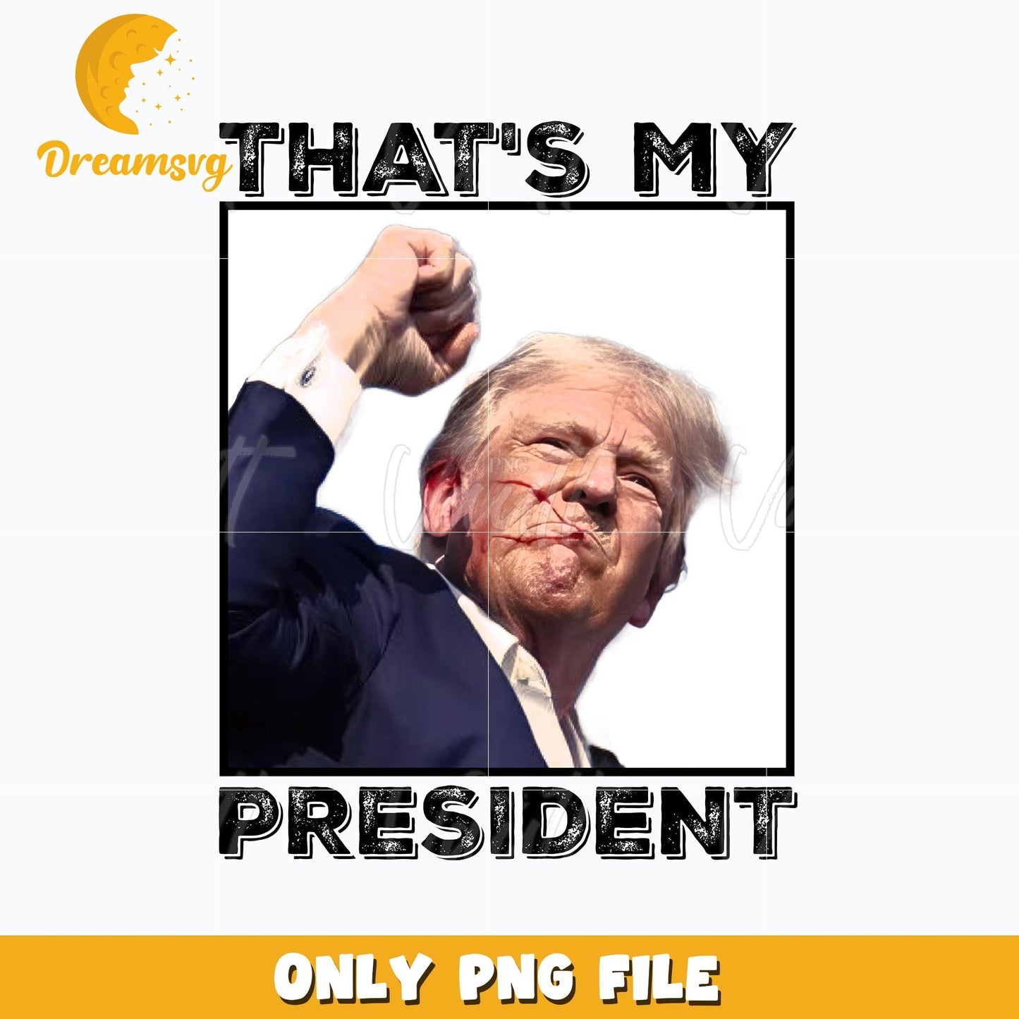 Trump Shot Thug Life Attempted Assassination Donald Trump PNG