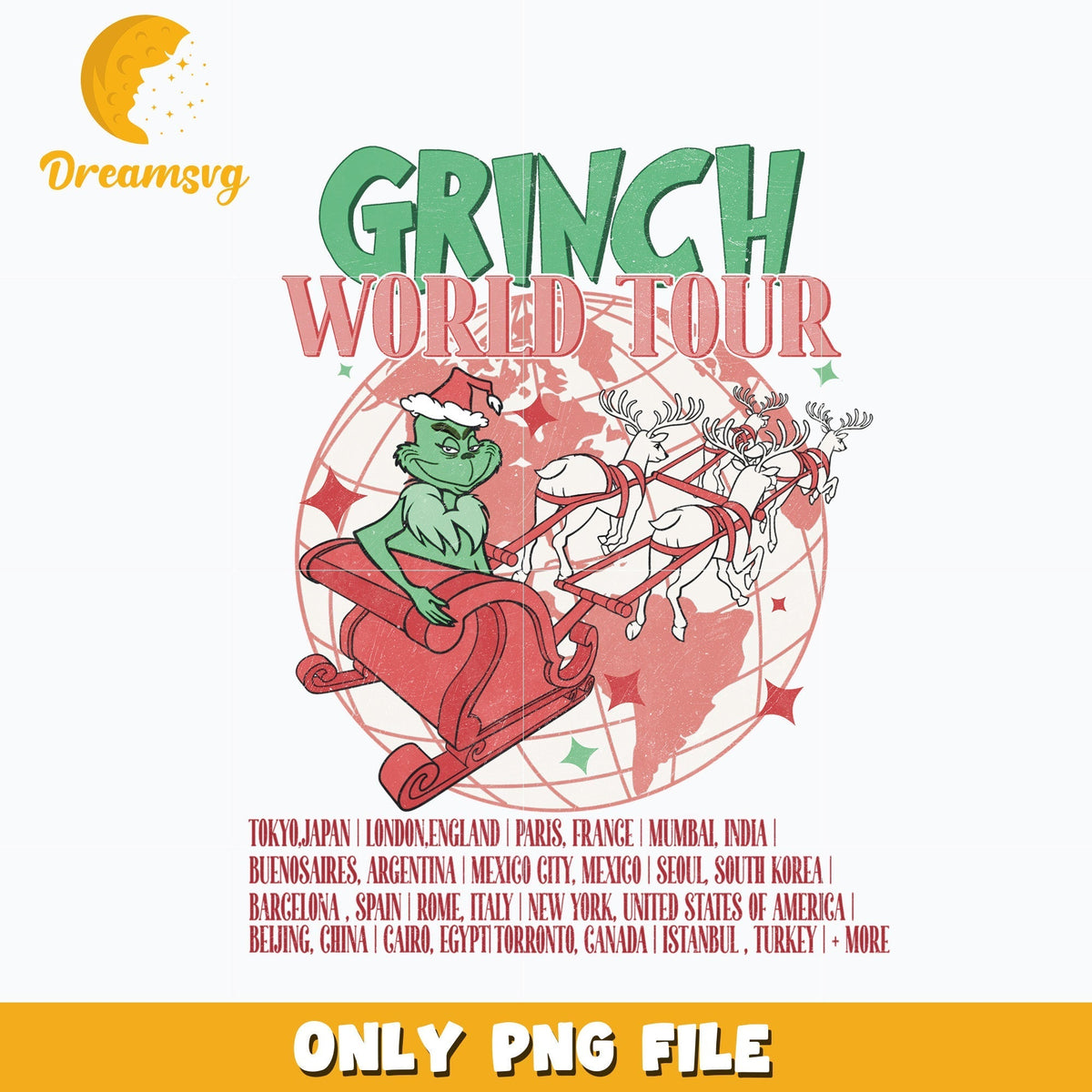 The Grinch Santa christmas png.