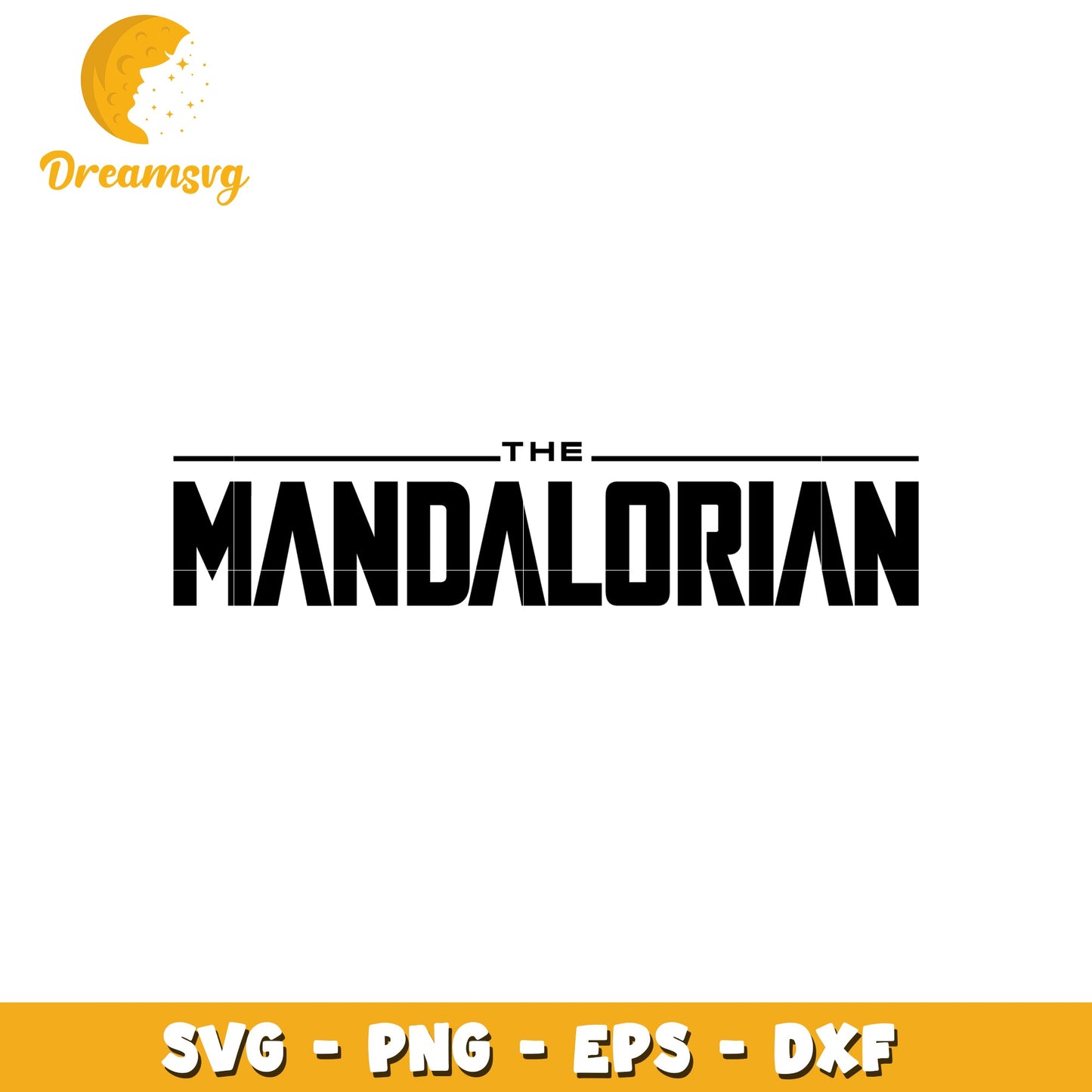 The Mandalorian SVG Cut File