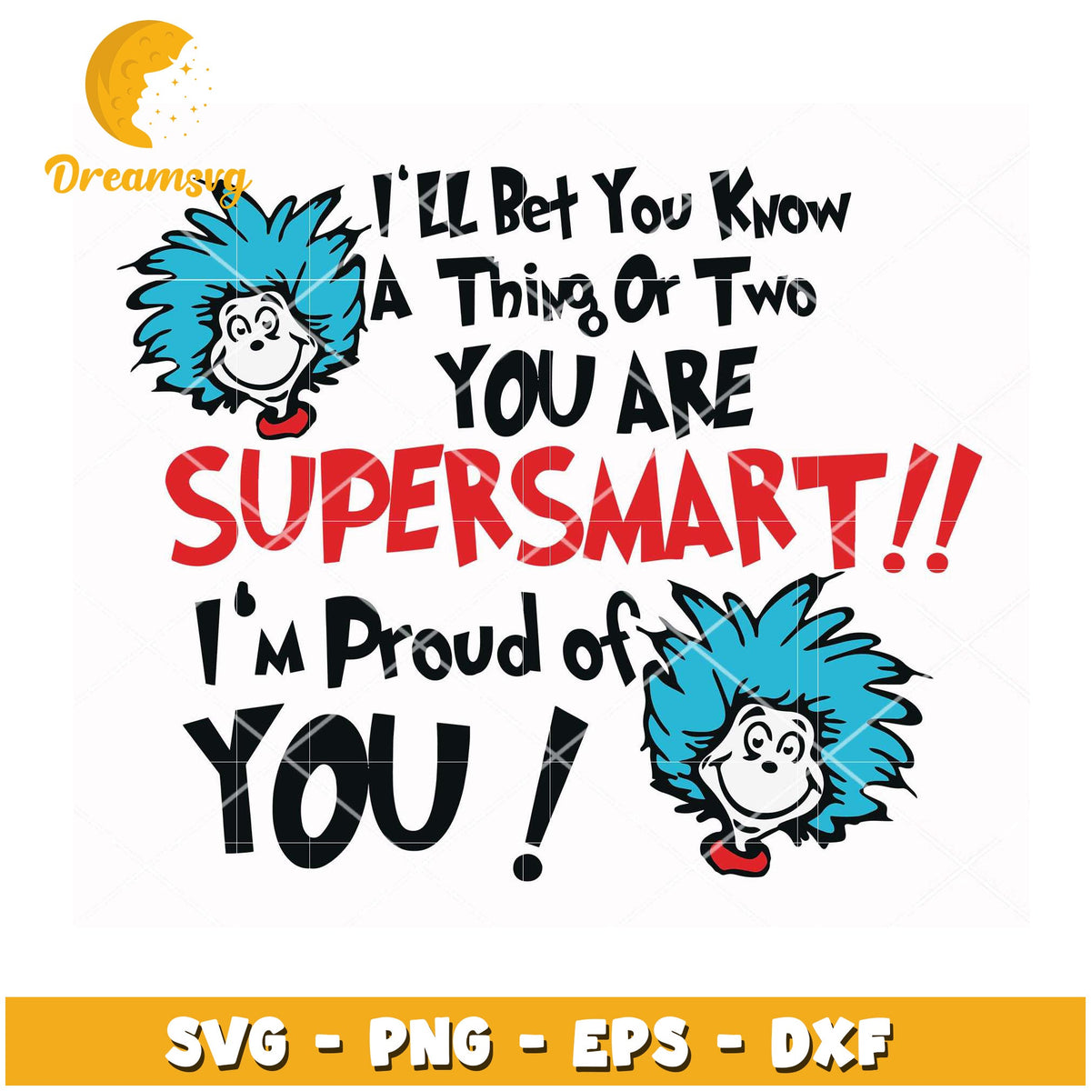 Thing 1 Thing 2 Supersmart SVG