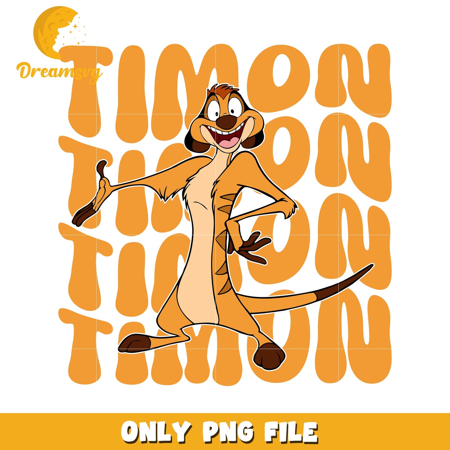 Timon Character PNG File for Download and Use